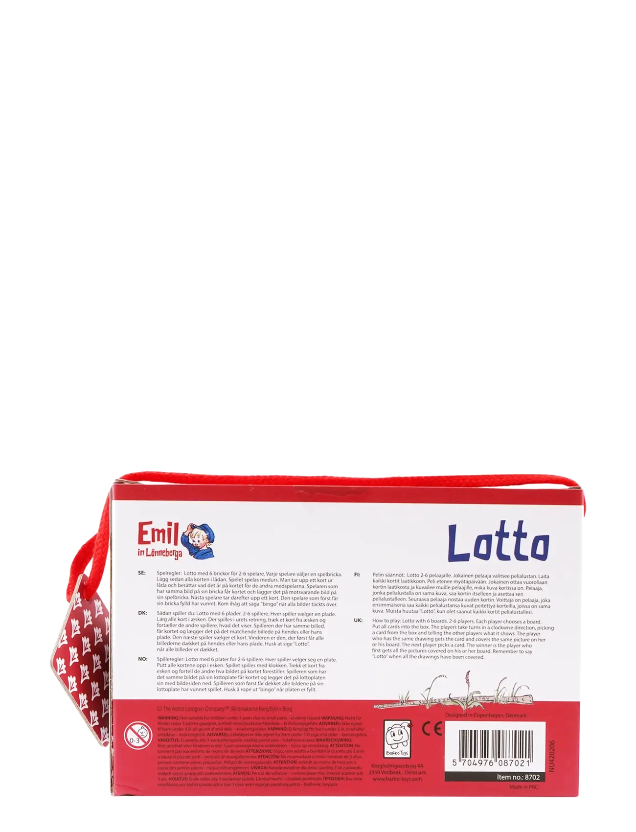 Barbo Toys - Emil billedlotteri - kortspil - multi - 3