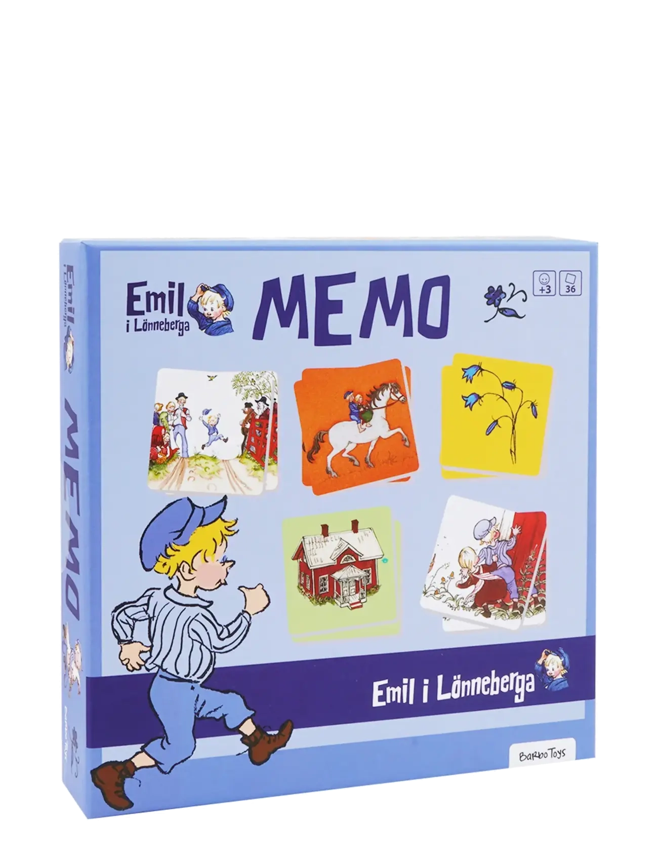 BARBO Spielzeug Emil Fra Lønneberg Square Memo Patterned - One Size - Kinder