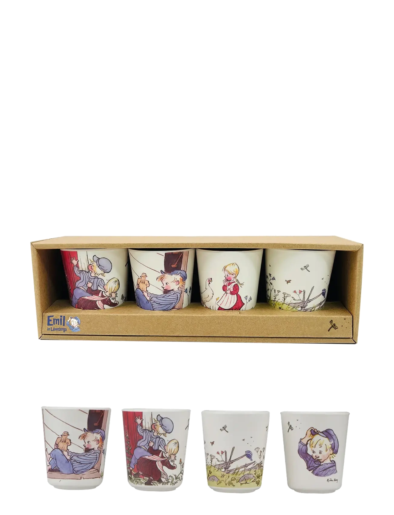 Barbo Toys Emil i Lönneberga 4 Tumbler Set - Lastetuba - MULTIPLE COLOR / multi