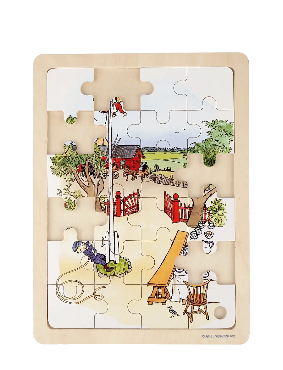 Barbo Toys - Emil fra Lønneberg Wooden Frame Puzzle - FSC - klassische puzzles - multiple color - 2