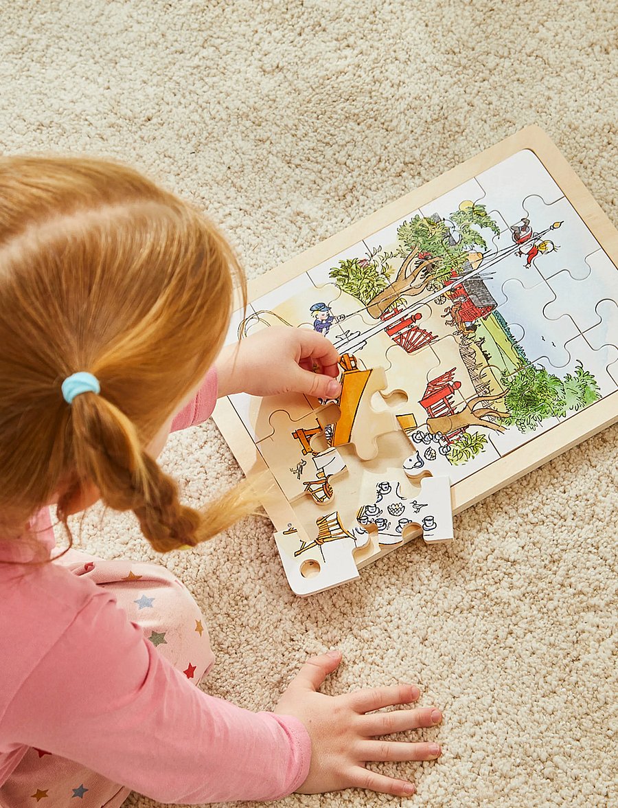 Barbo Toys - Emil fra Lønneberg Wooden Frame Puzzle - FSC - klassische puzzles - multiple color - 0