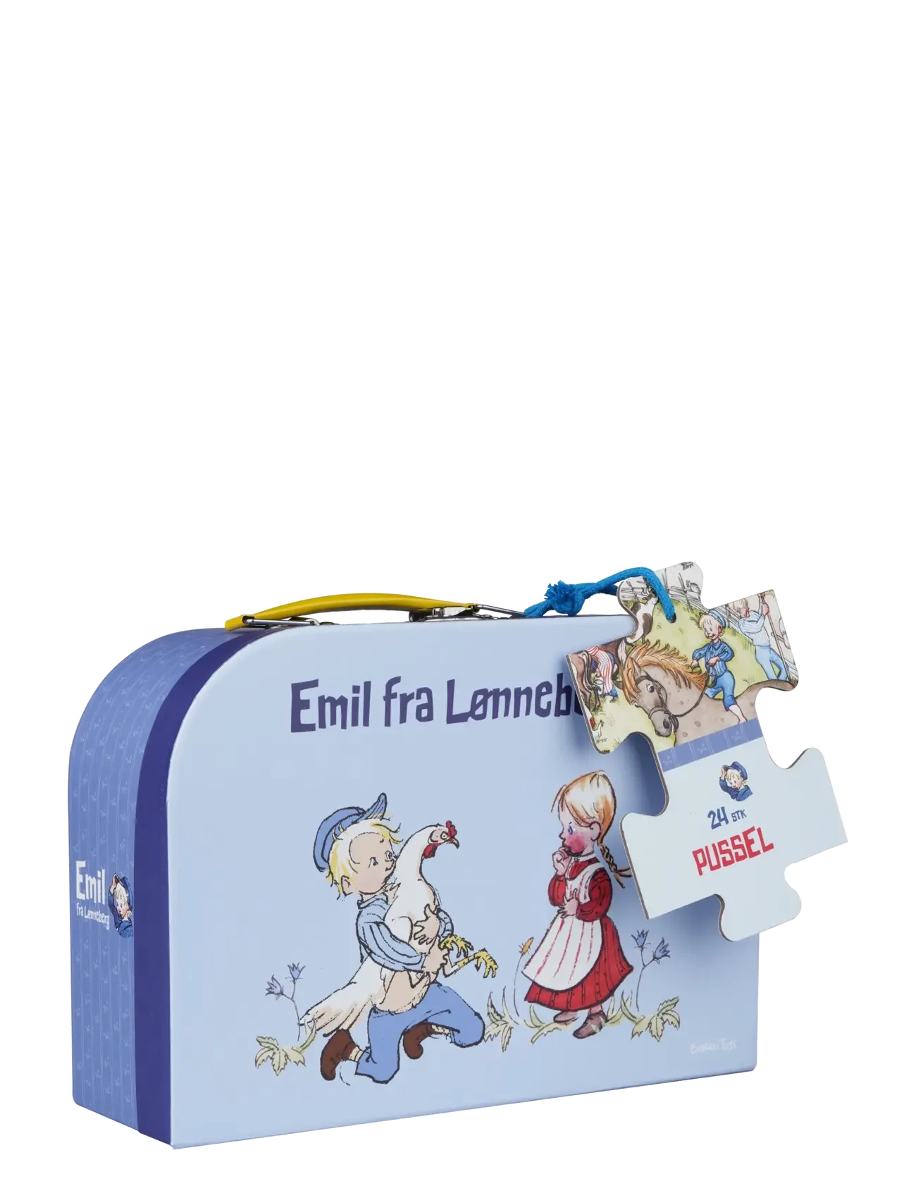 BARBO Spielzeug Emil From Lønneberg - Suitcase With Puzzle Patterned - One Size - Kinder