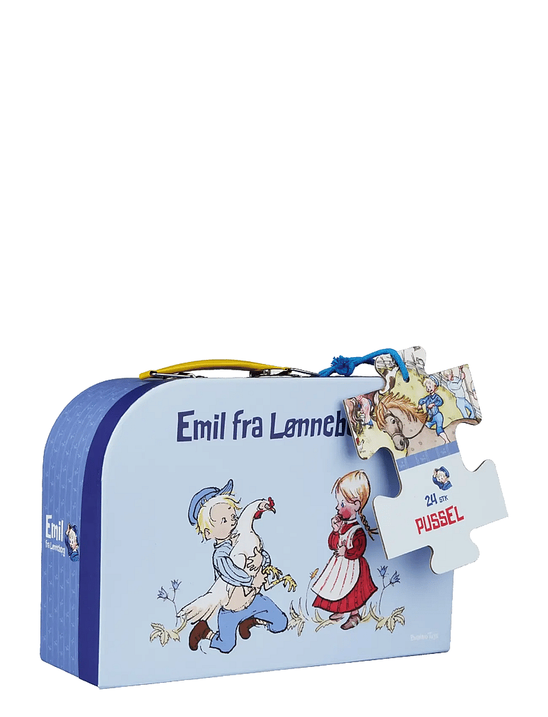 Emil i Lönneberga - Emil from Lønneberg - Suitcase with Puzzle - holzpuzzle - multiple color - 1