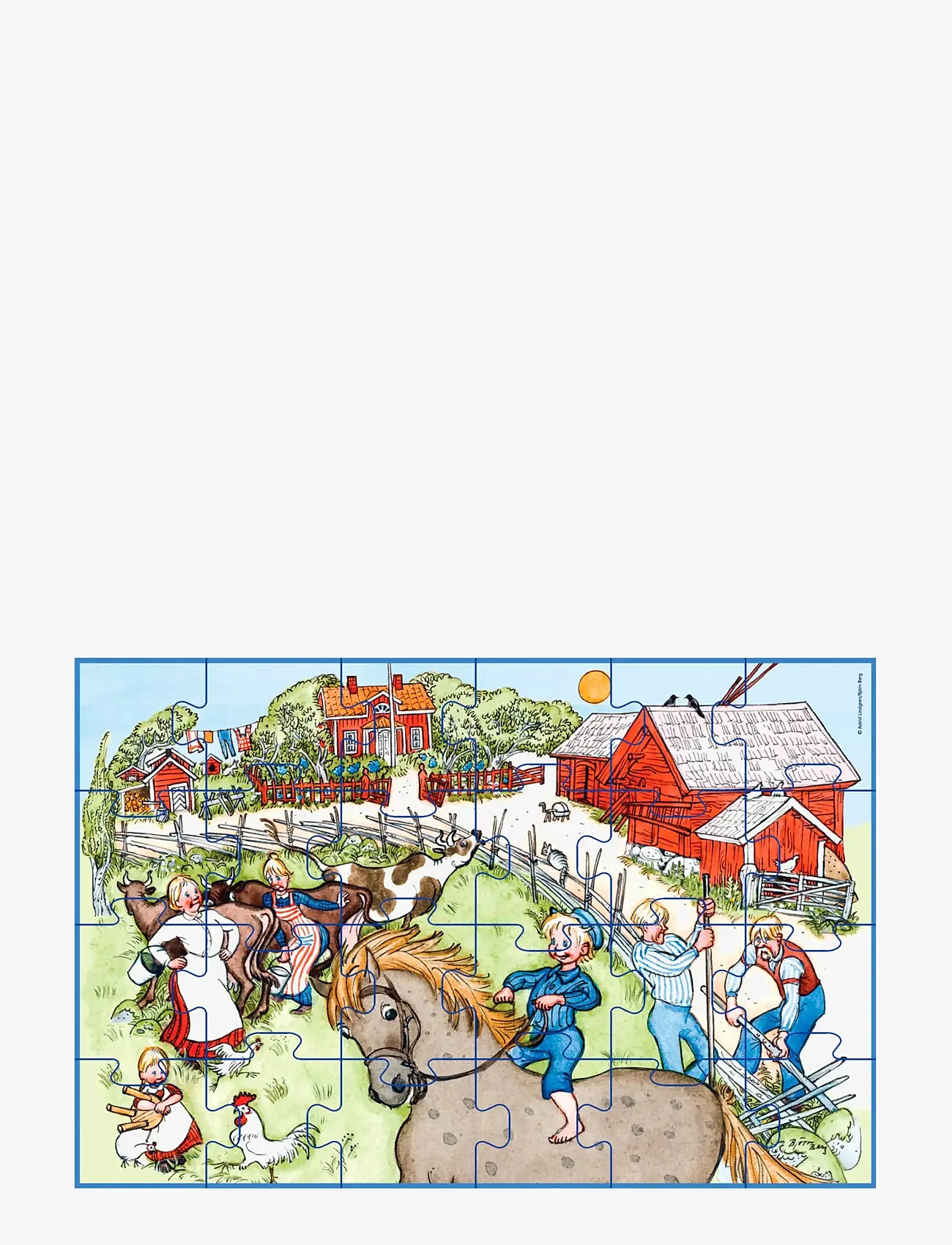 Emil i Lönneberga - Emil from Lønneberg - Suitcase with Puzzle - holzpuzzle - multiple color - 2