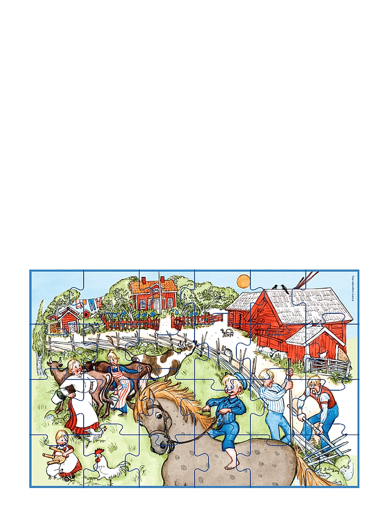 Emil i Lönneberga - Emil from Lønneberg - Suitcase with Puzzle - holzpuzzle - multiple color - 2