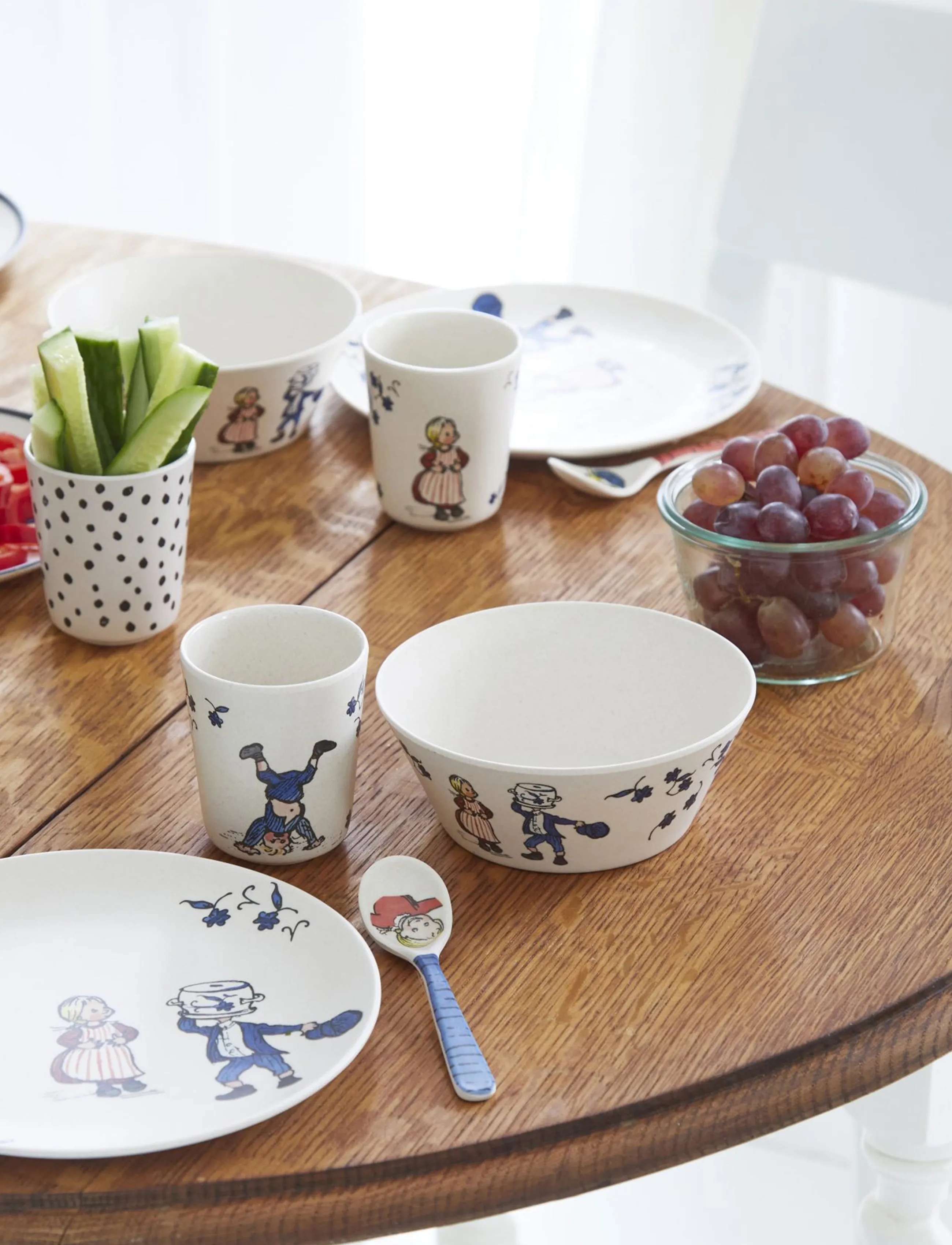 Emil i Lönneberga 3 Spoon Set, One Size, Meal Time, Mehrfarbig/gemustert - Cutlery, Kinder