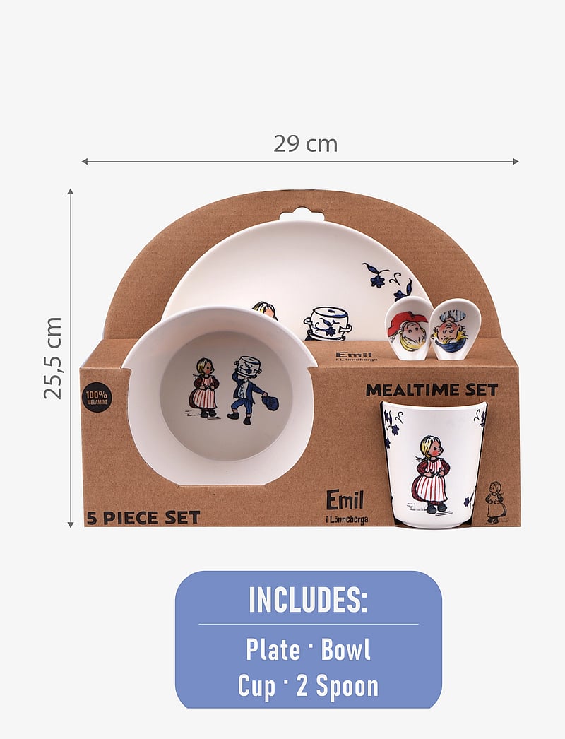 Emil i Lönneberga - Emil Tabelware 5 pcs set - essgeschirr - multiple color - 4