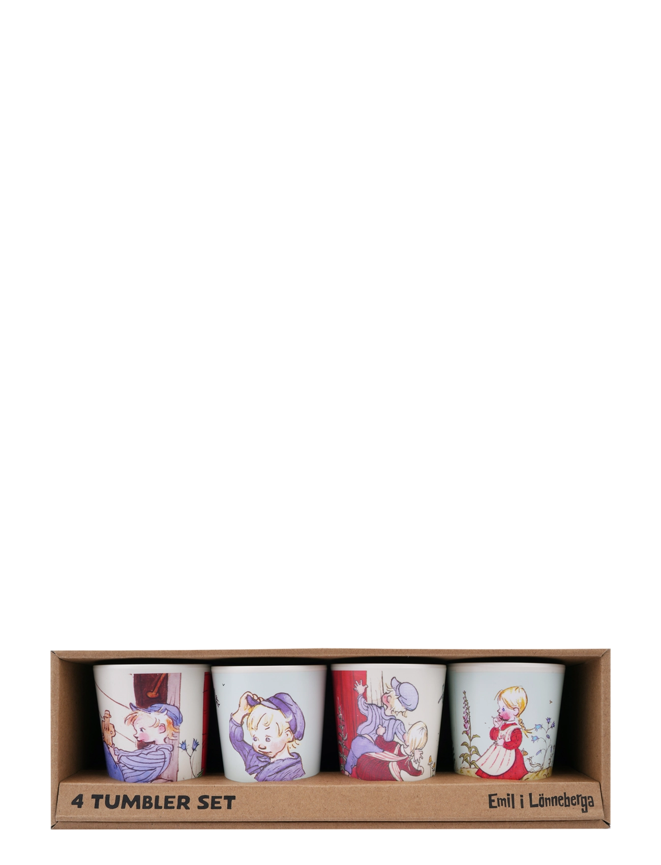 Vahtramäe Emil Emil - Tumbler Set - 4pcs - Lastetuba - MULTIPLE COLOR / multi