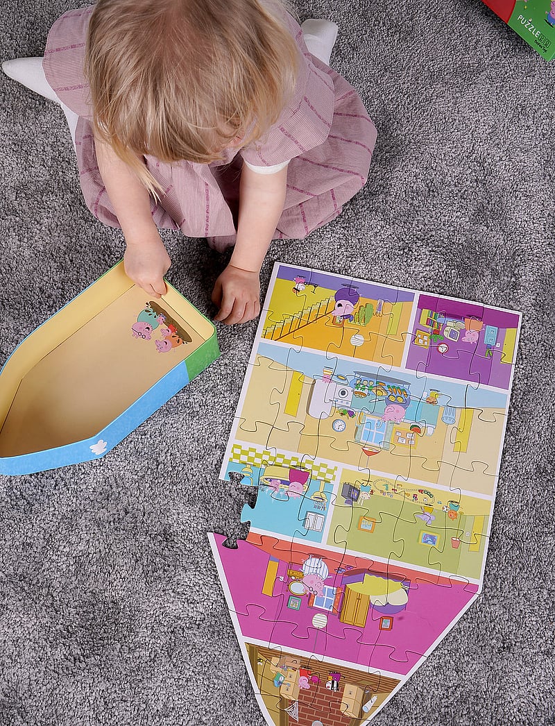 Põrsas Peppa - Peppa Pig shaped puzzle House - pusled - multiple color - 0