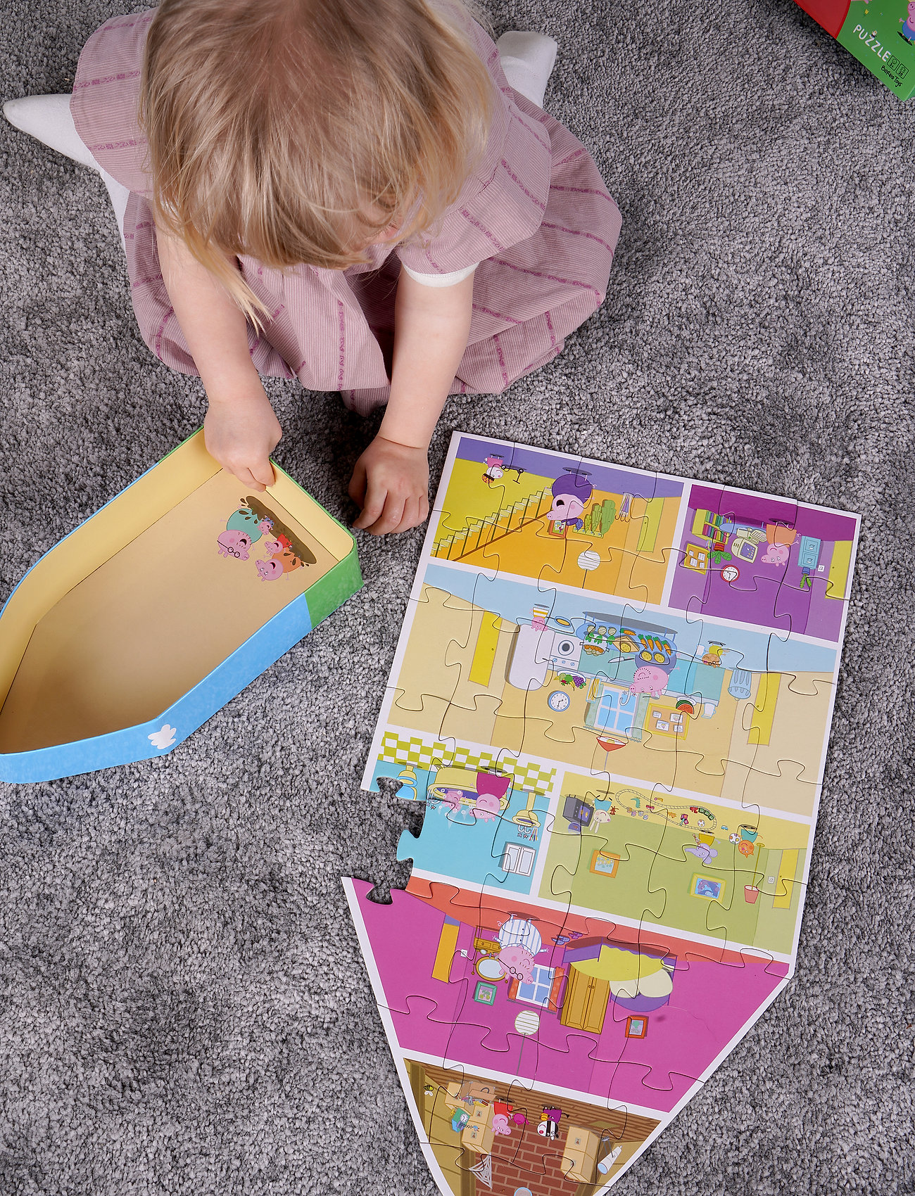 Põrsas Peppa - Peppa Pig shaped puzzle House - pusled - multiple color - 0