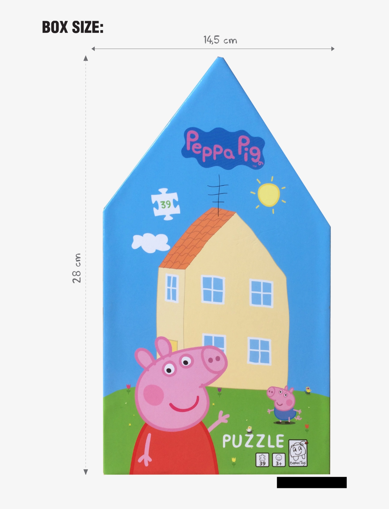 Põrsas Peppa - Peppa Pig shaped puzzle House - pusled - multiple color - 4