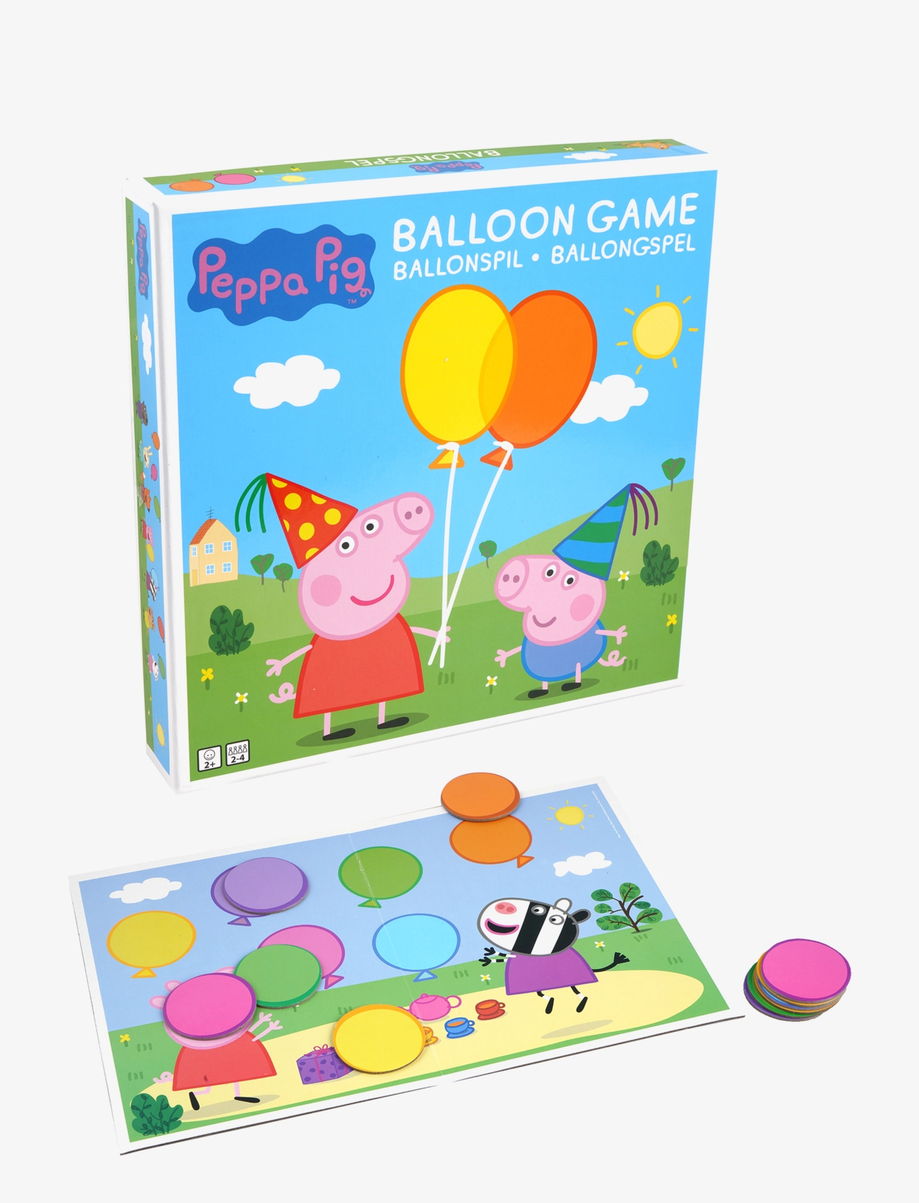 BARBO Spielzeug Peppa Pig Balloon Game Patterned - One Size - Kinder