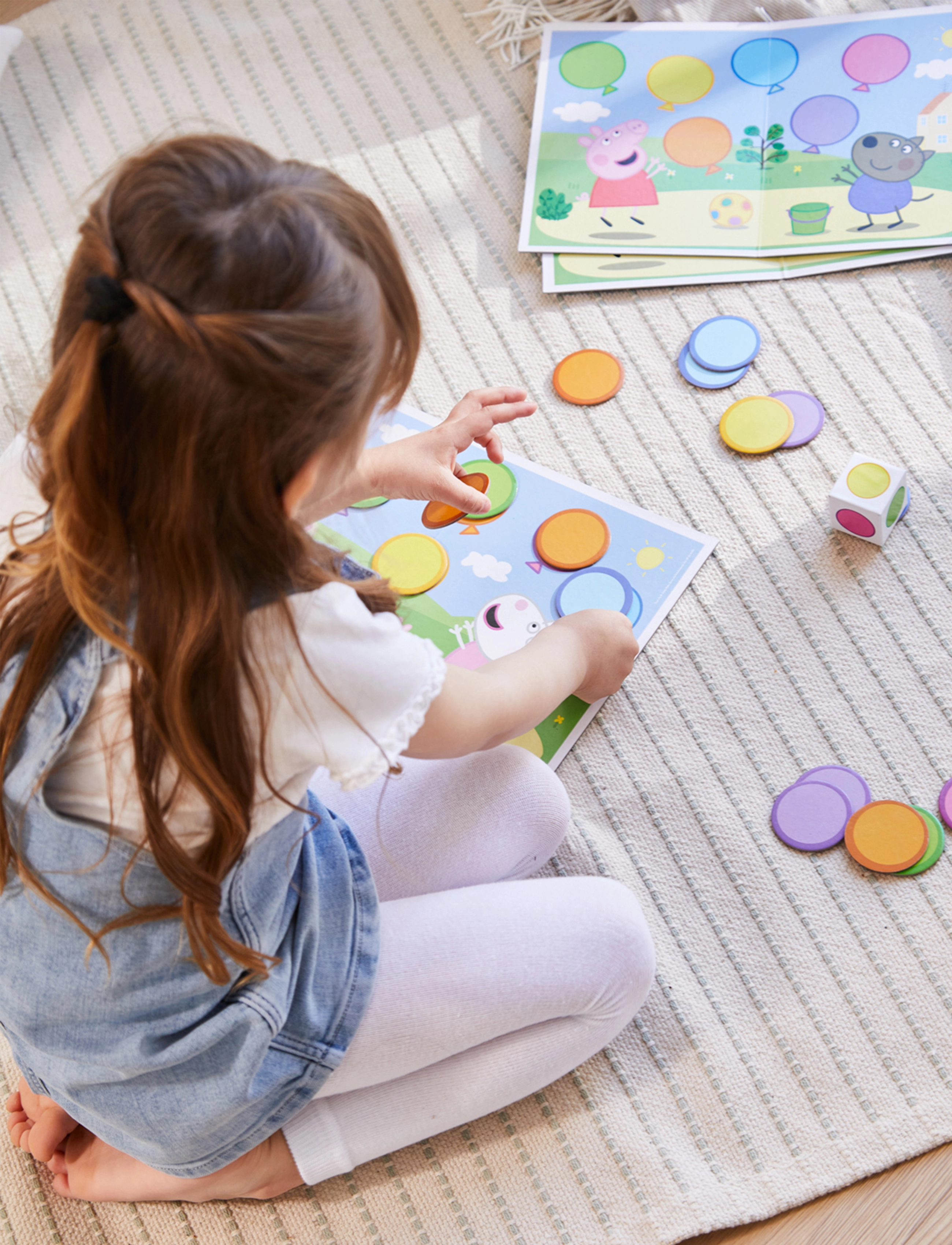 Gurli Gris Peppa Pig Balloon Game, One Size, Games, Mehrfarbig/gemustert - Board Kinder