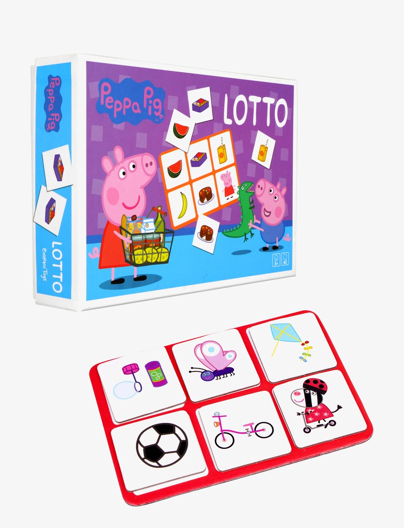 Gurli Gris Peppa Pig Lotto, One Size, Games, Mehrfarbig/gemustert - Board Kinder