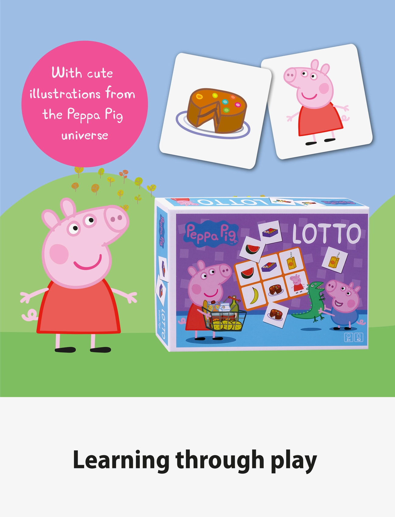 Barbo Toys - Peppa Pig Lotto - brætspil - multiple color - 5