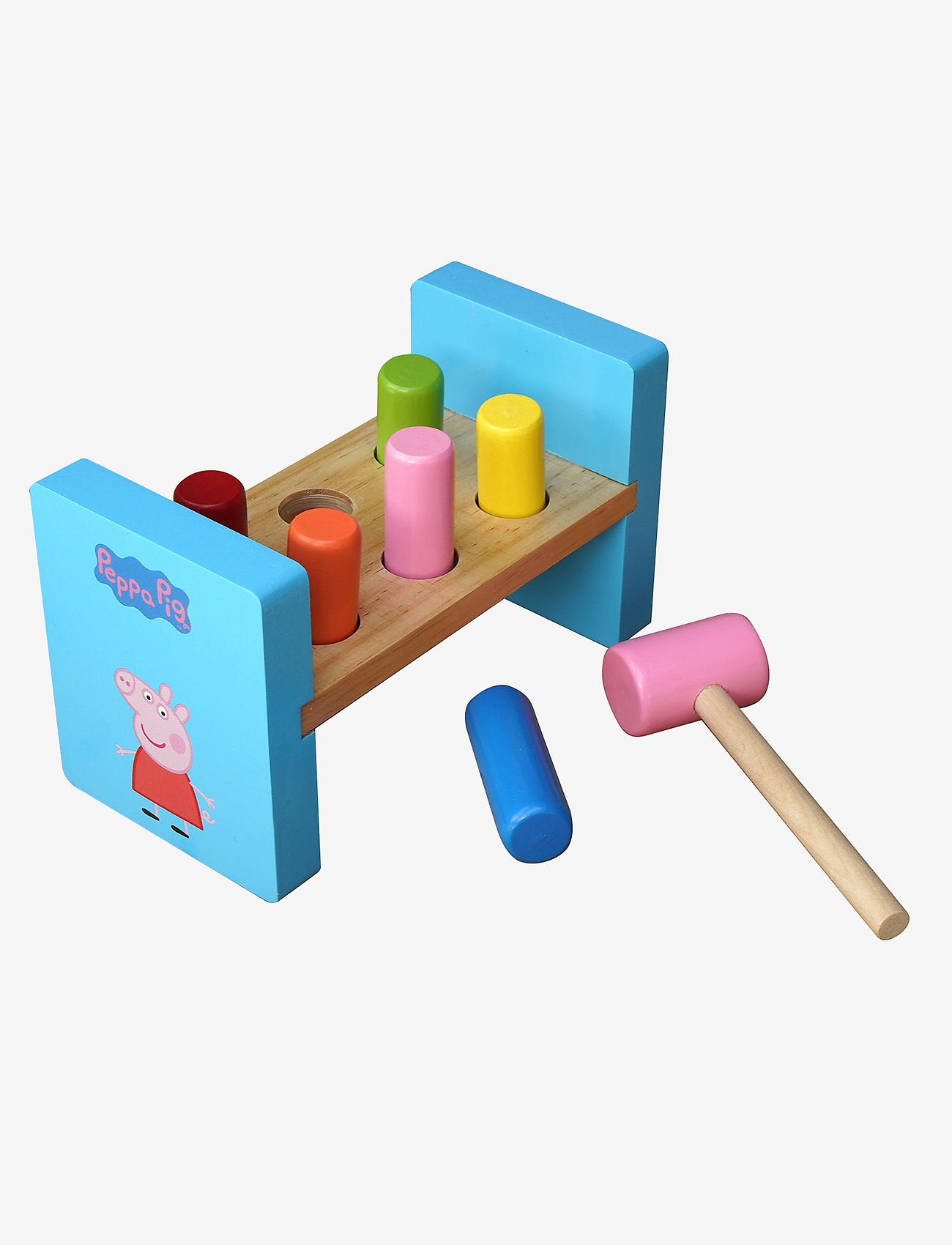 Barbo Toys - Peppa Pig Wooden Hammerbench - multiple color - 1