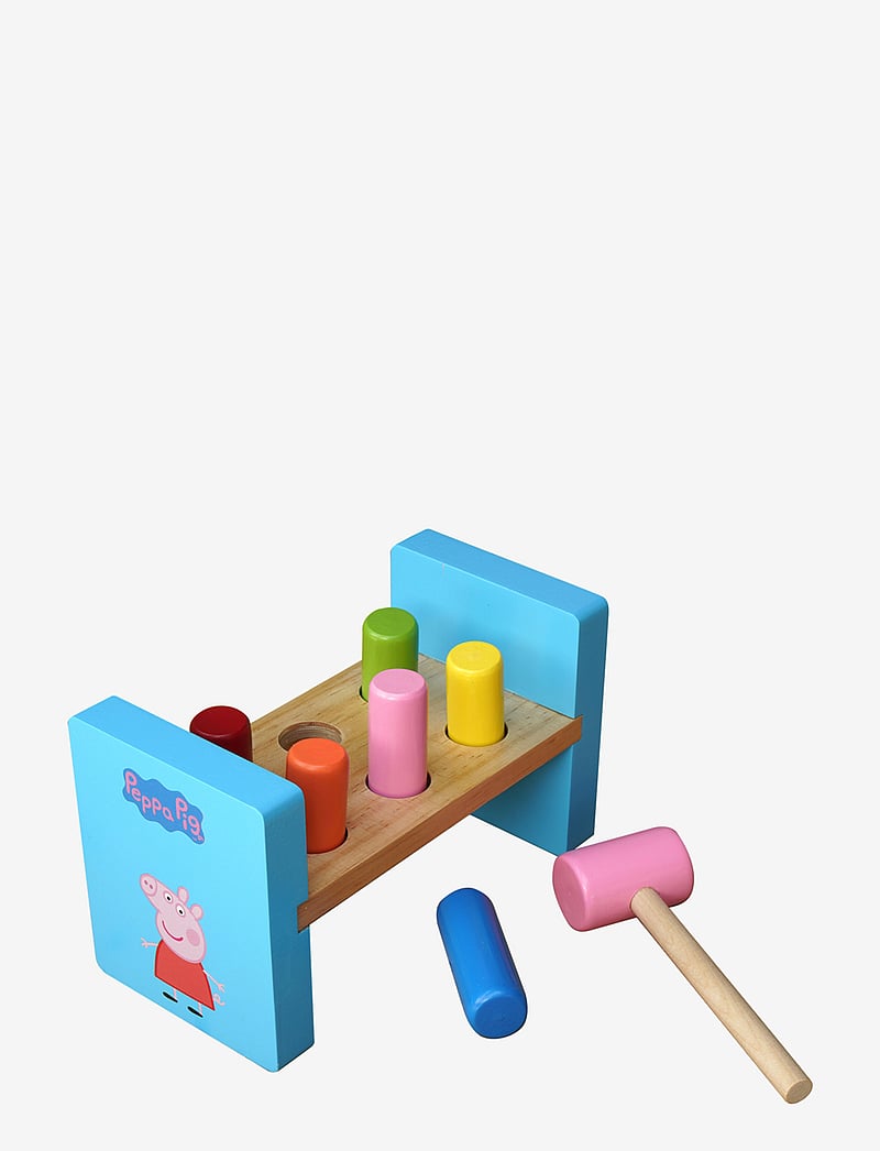 Barbo Toys - Peppa Pig Wooden Hammerbench - multiple color - 1