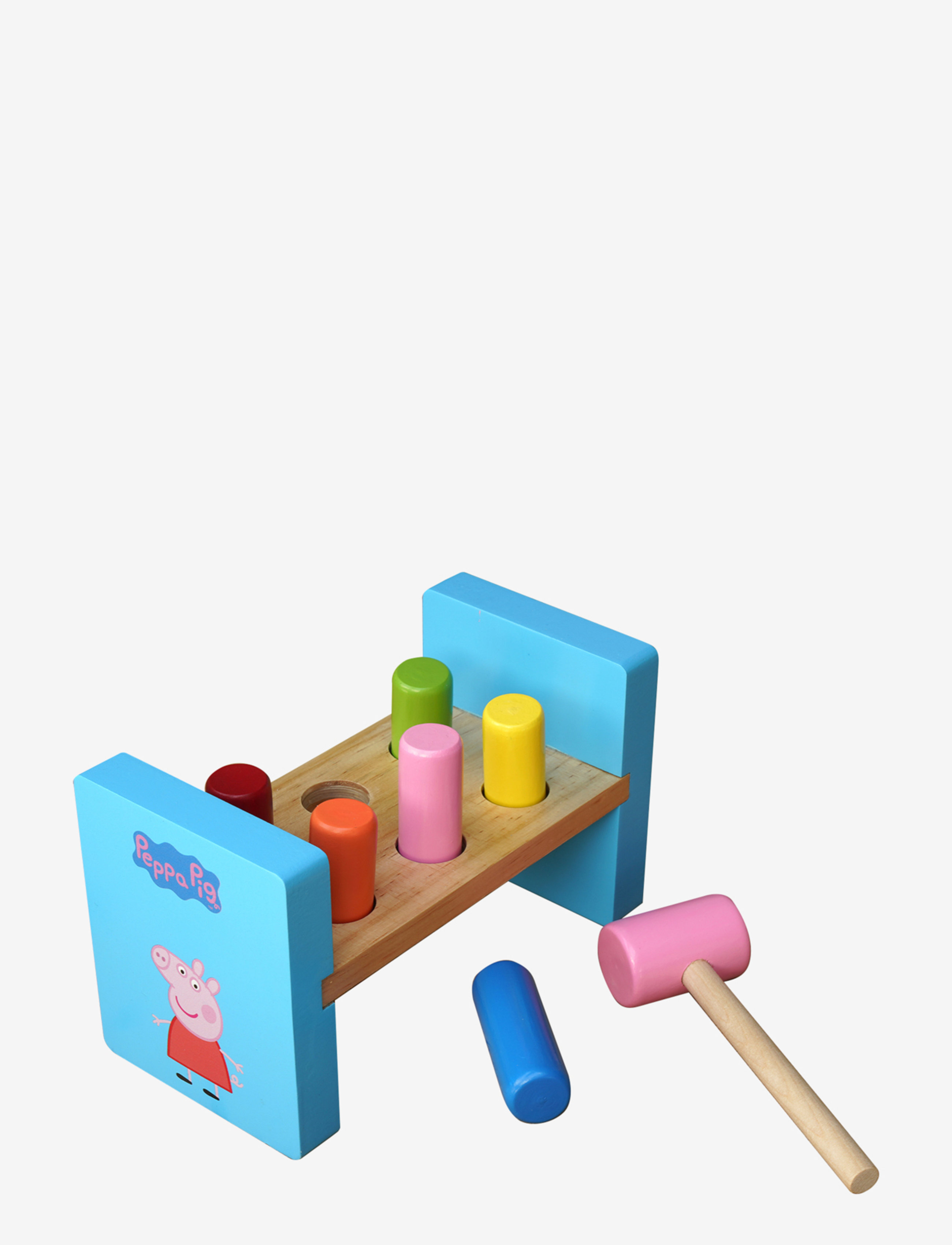 Barbo Toys - Peppa Pig Wooden Hammerbench - multiple color - 1