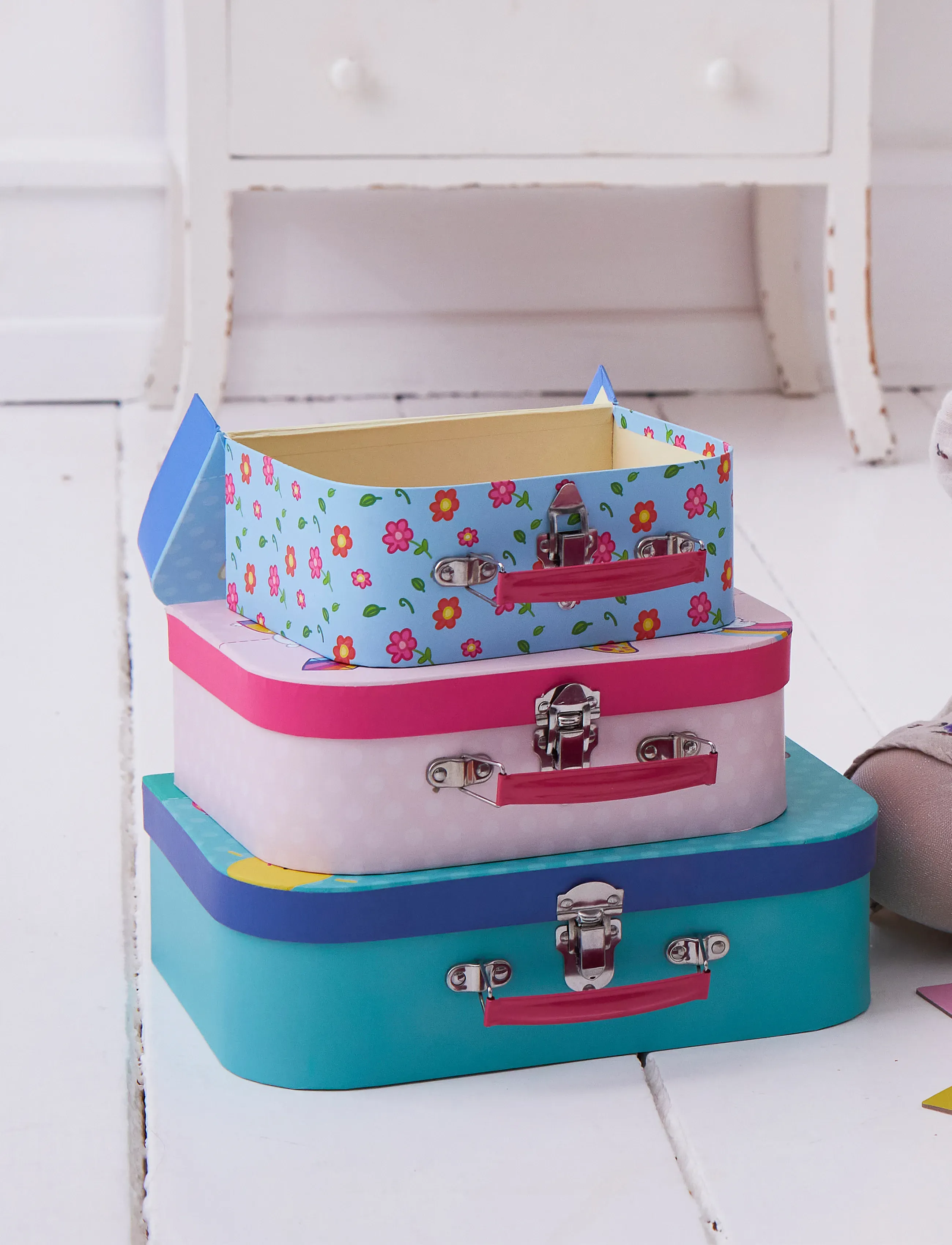 Gurli Gris Peppa Pig Medium Suitcase, One Size, Multi/patterned, Tasker > Rejsetasker, Børn