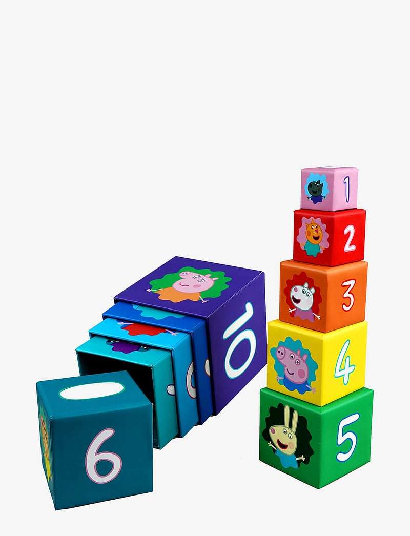 Barbo Toys - Peppa Pig stacking cubes - multiple color - 1