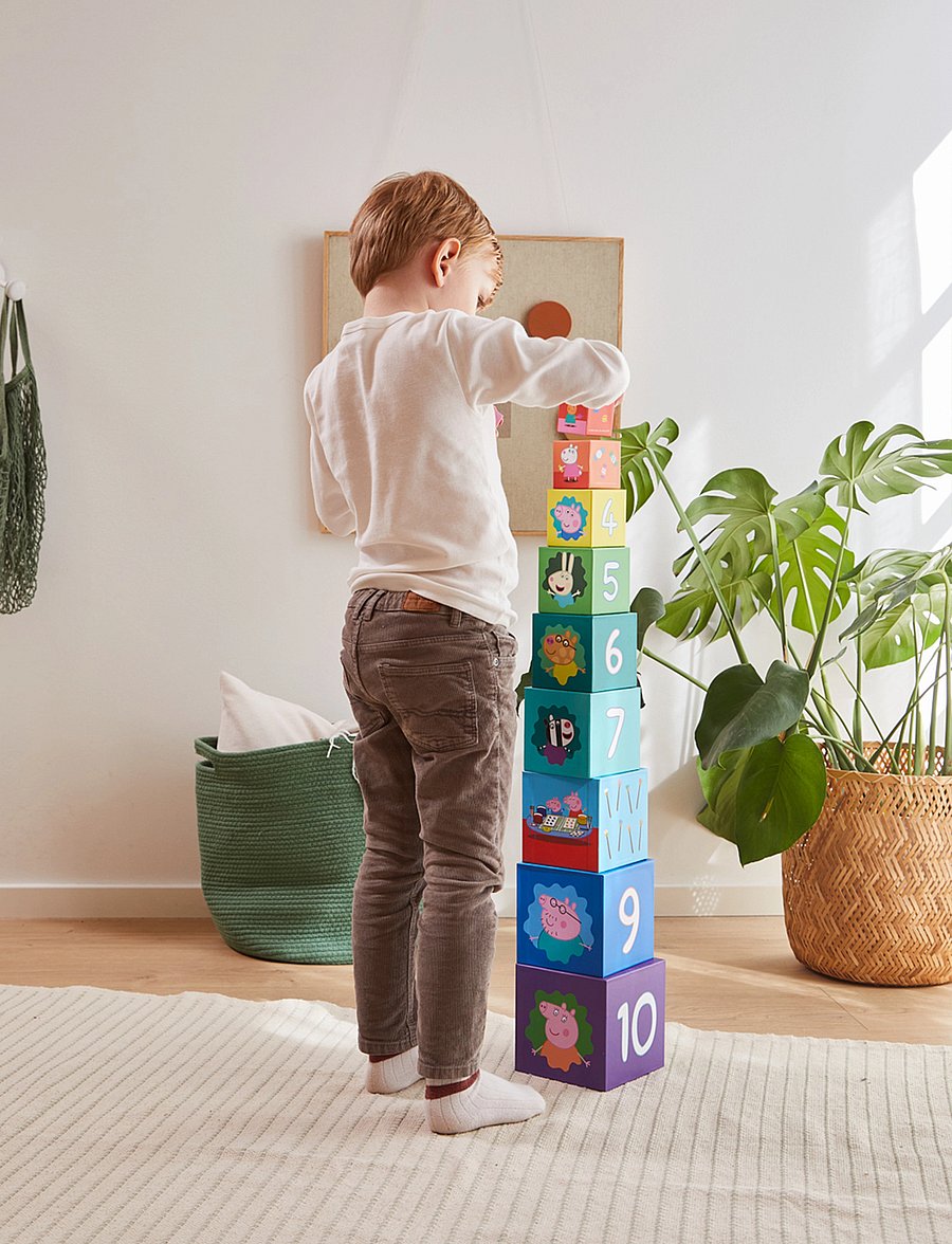 Barbo Toys - Peppa Pig stacking cubes - die niedrigsten preise - multiple color - 5