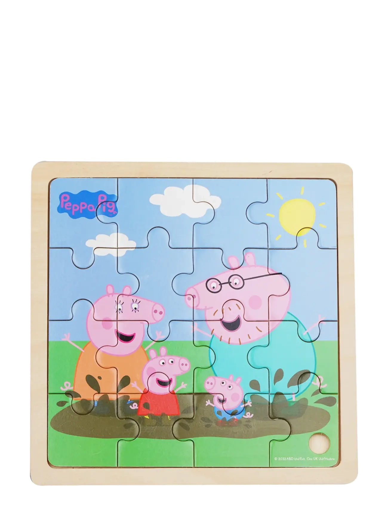 Peppa Wutz Peppa Pig - Wooden Puzzle - Mud - Last chance - MULTIPLE COLOR / multi