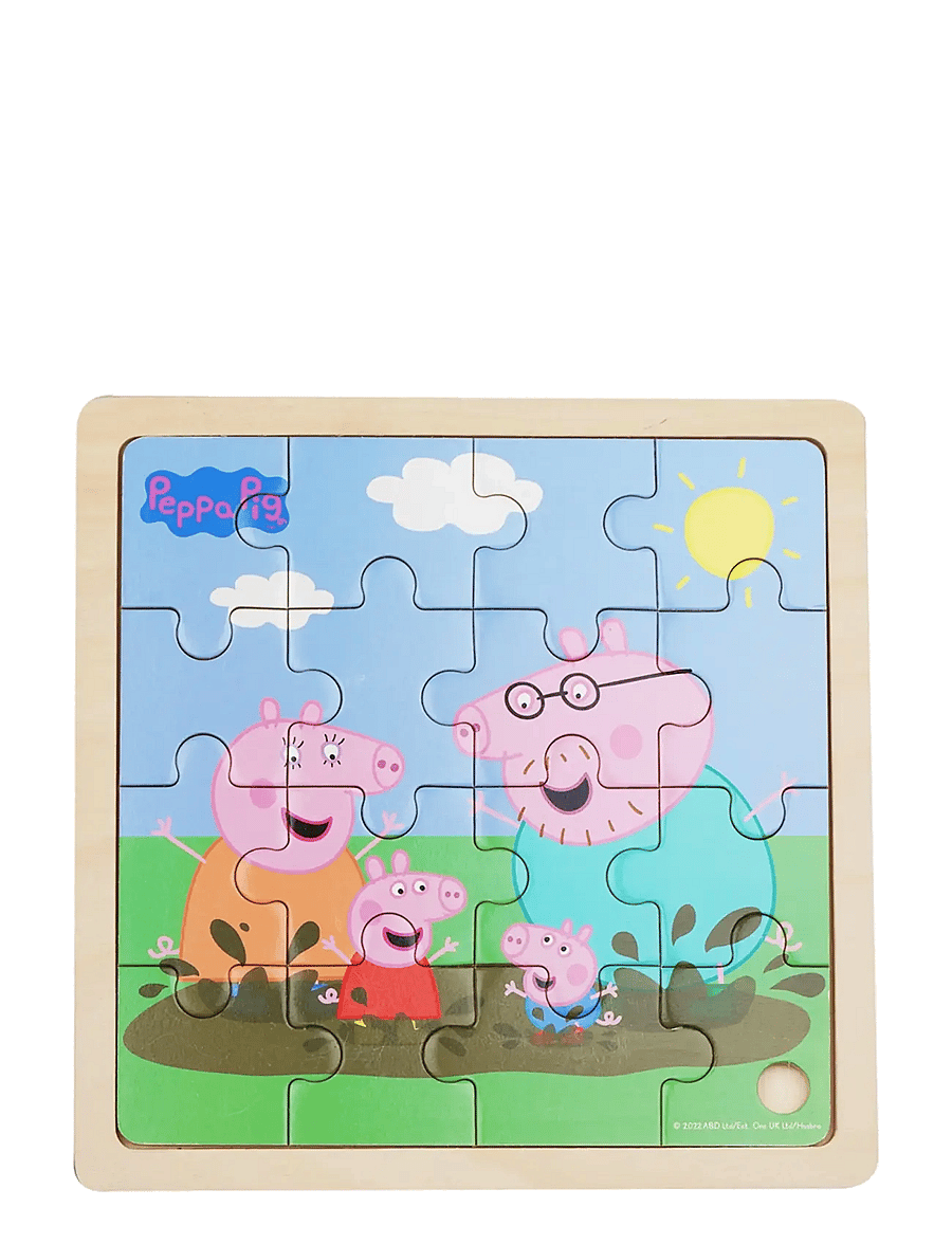 Peppa Pig - Peppa Pig - Wooden Puzzle - Mud - puslespill i tre - multiple color - 1