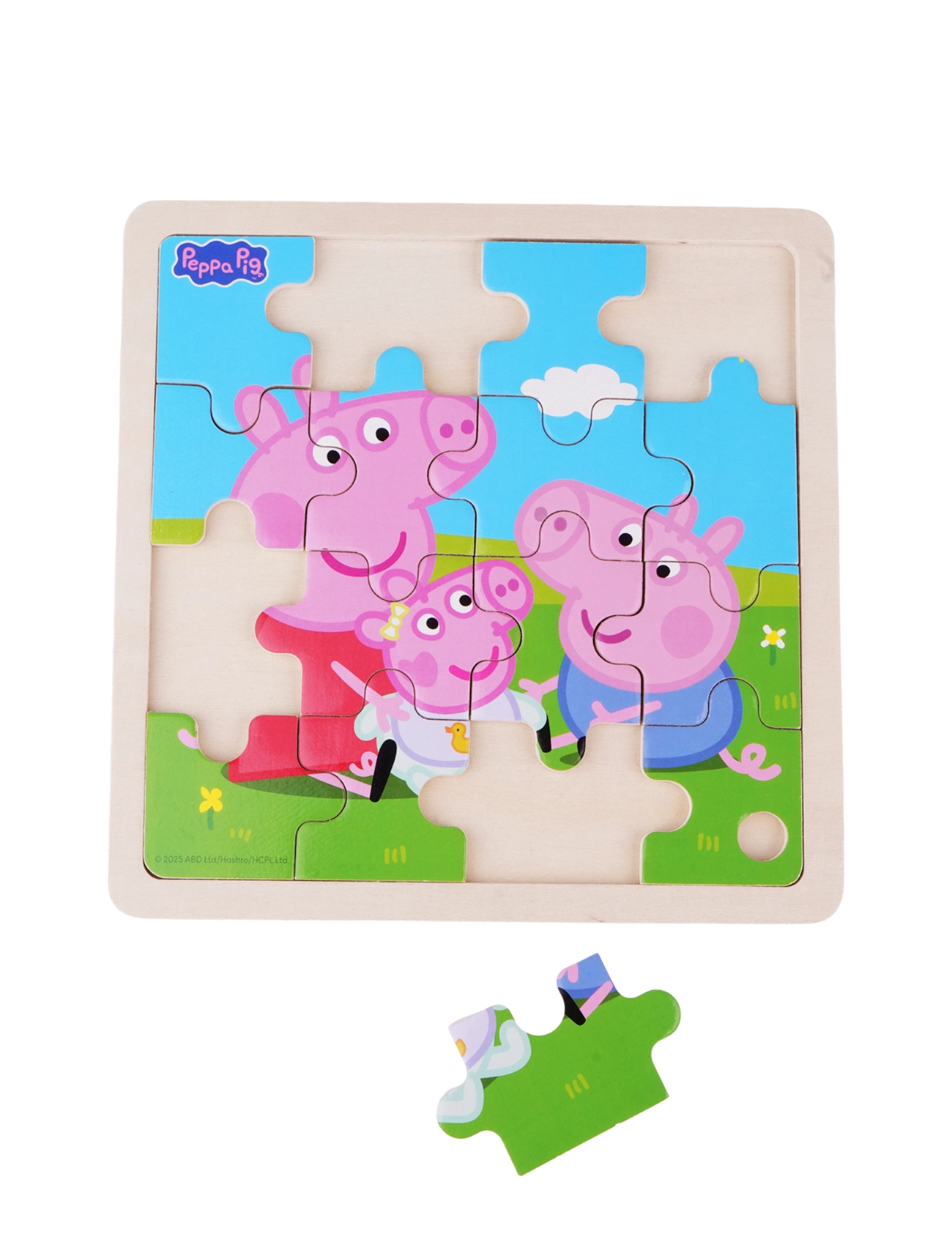 Greta gris - Peppa Pig - Framed Wooden Puzzle - Siblings - träpussel - multiple color - 2