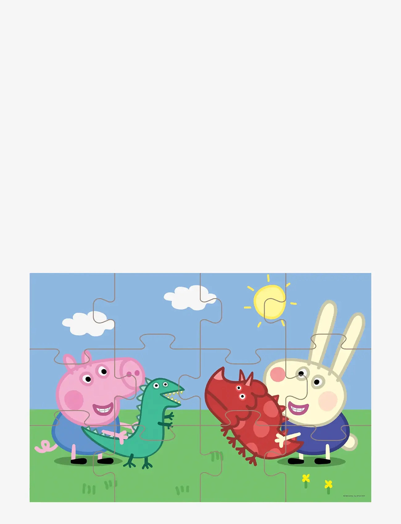 Greta gris - Peppa Pig - George Puzzle suitcase - klassiska pussel - multiple color - 3