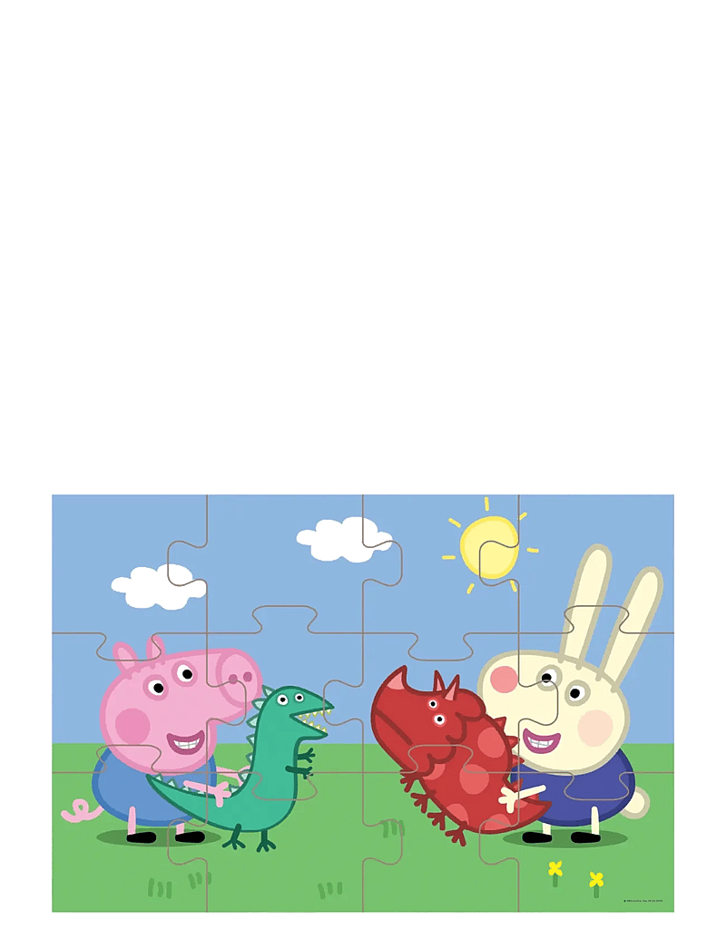 Põrsas Peppa - Peppa Pig - George Puzzle suitcase - klassikalised pusled - multiple color - 3