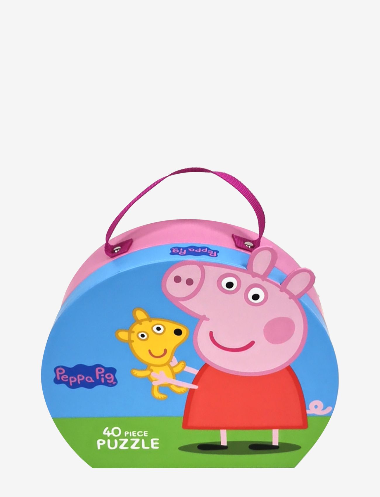 Gurli Gris - Peppa Pig - Teddy Puzzle suitcase - klassiske puslespil - multiple color - 1