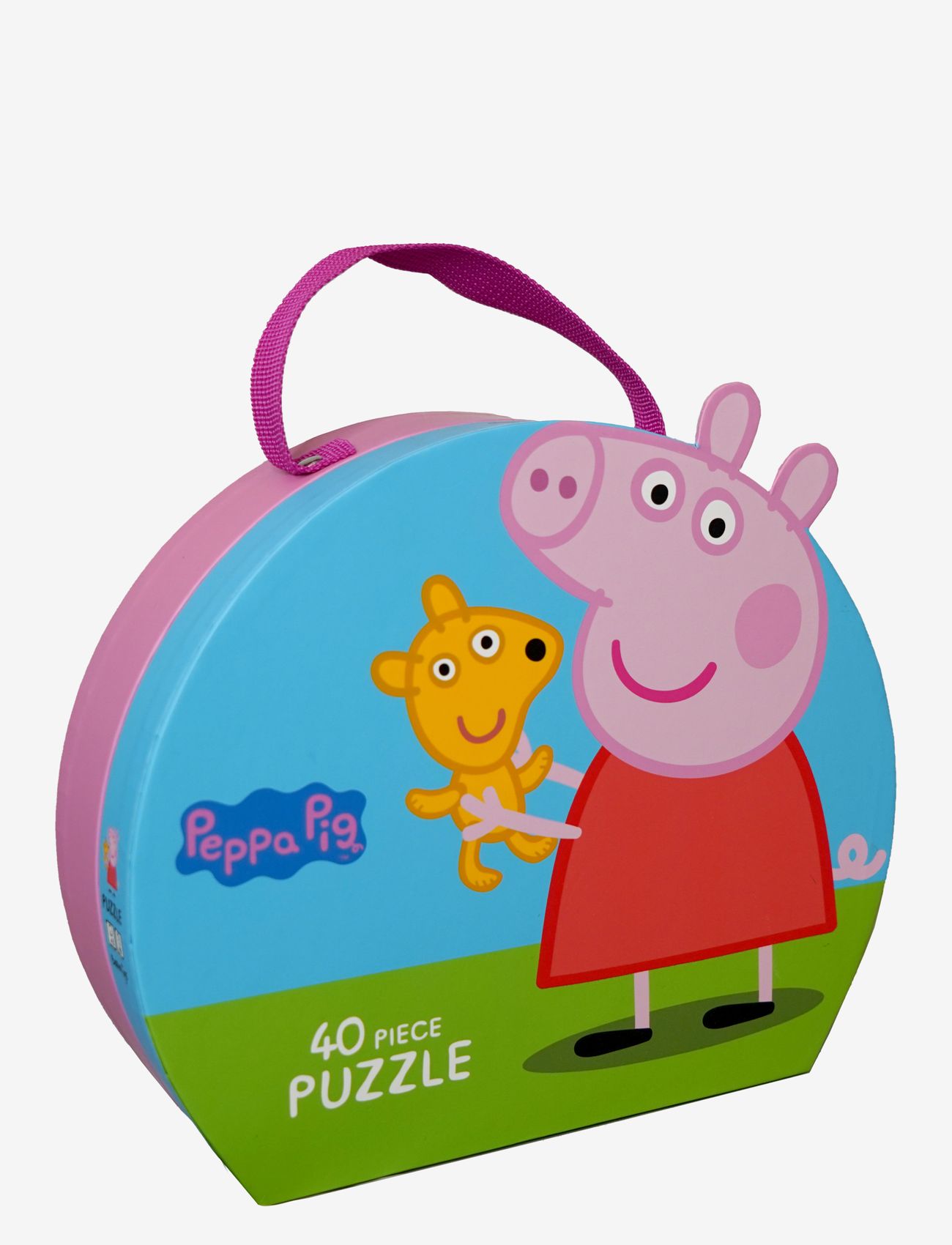 Gurli Gris - Peppa Pig - Teddy Puzzle suitcase - klassiske puslespil - multiple color - 2