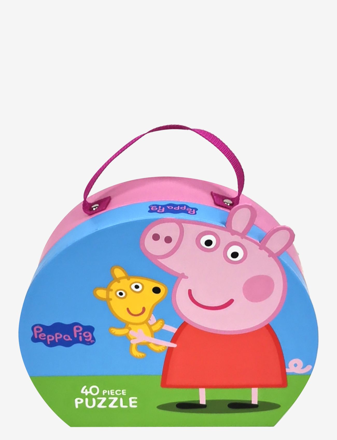 Gurli Gris - Peppa Pig - Teddy Puzzle suitcase - klassiske puslespil - multiple color - 3