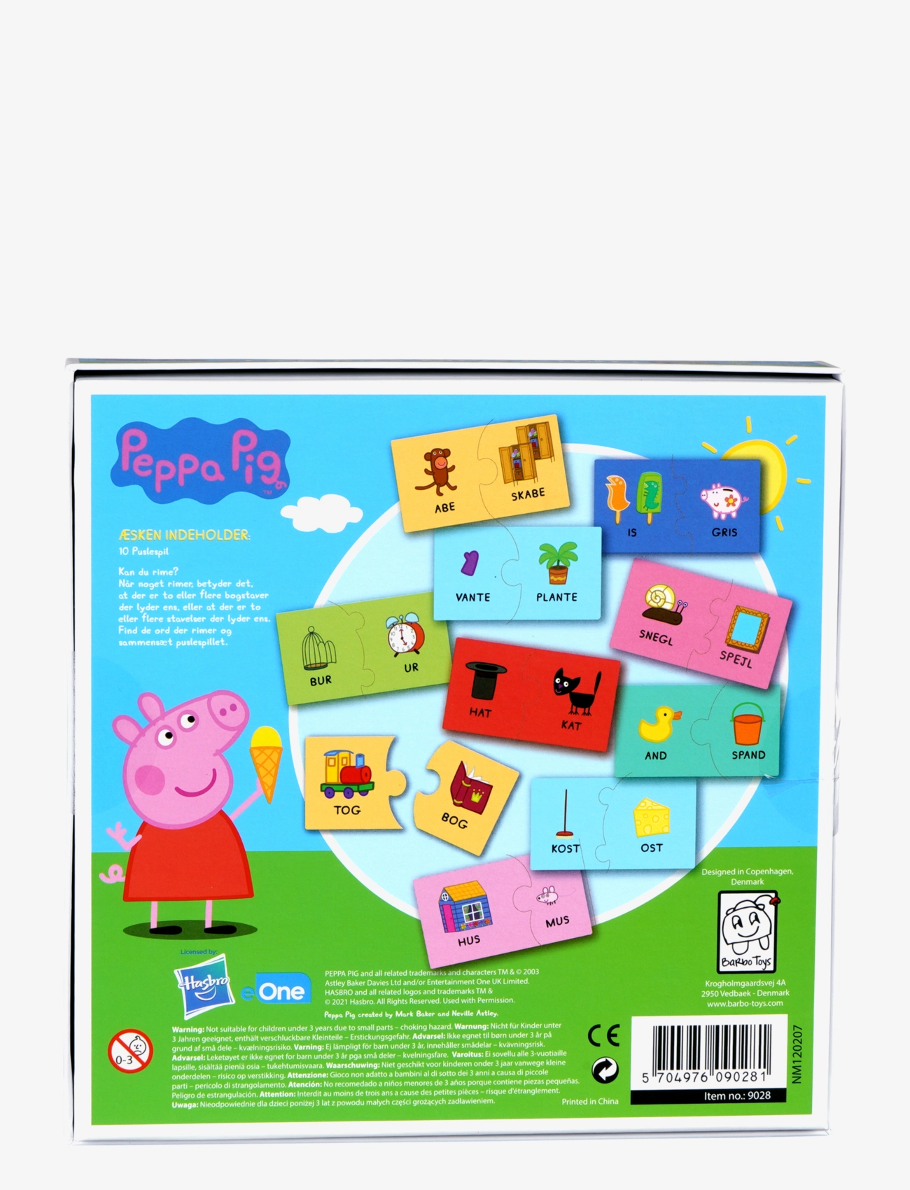 Barbo Toys - Lær at Rime med Gurli Gris - pædagogiske puslespil - multiple color - 2