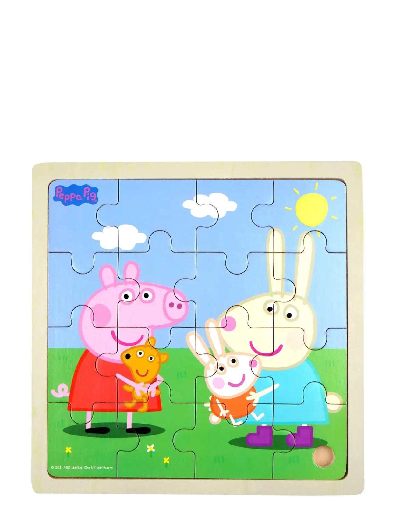 Barbo Toys Peppa Pig - Wooden Puzzle – Rebecca - 4 for 3 - 1016 / multi