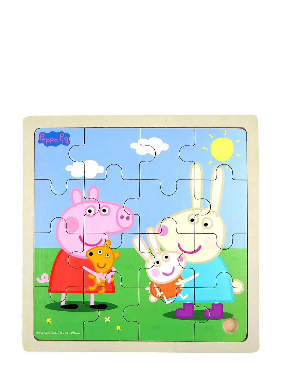 Barbo Toys - Peppa Pig - Wooden Puzzle – Rebecca - puzzles en bois - 1016 - 1