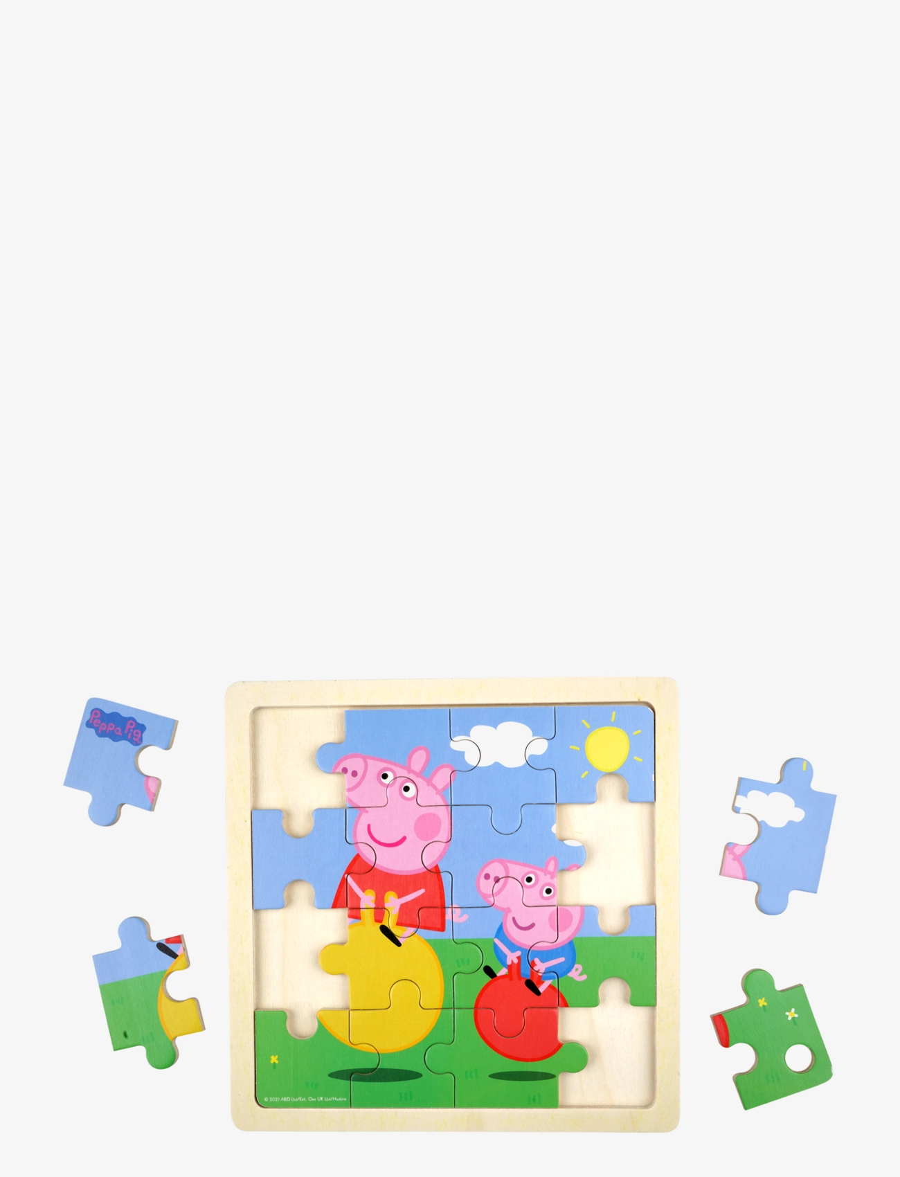 Barbo Toys - Peppa Pig - Wooden Puzzle – Bouncy Ball - puzzles en bois - 1016 - 2