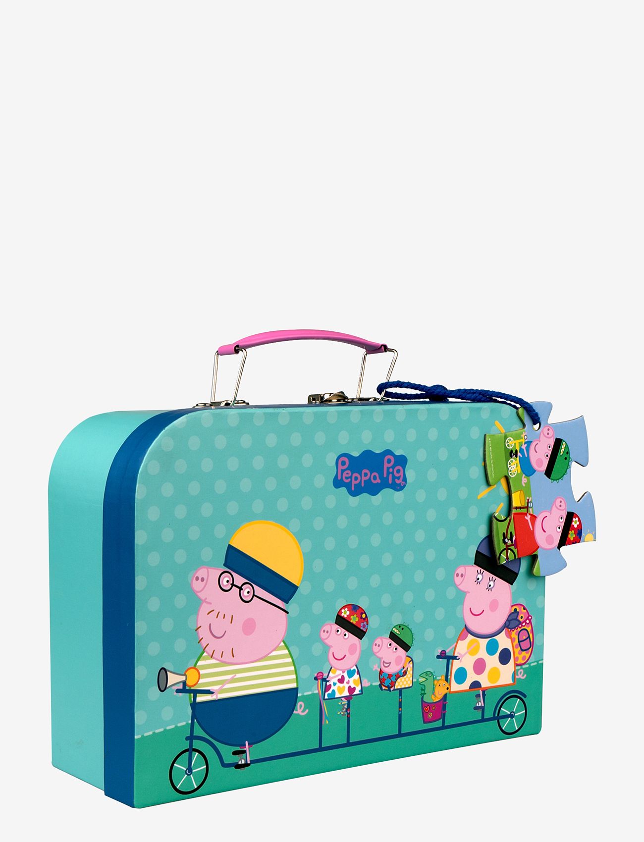 Barbo Toys - Peppa Pig Suitcase with a Puzzle - puzzles classiques - multiple color - 3