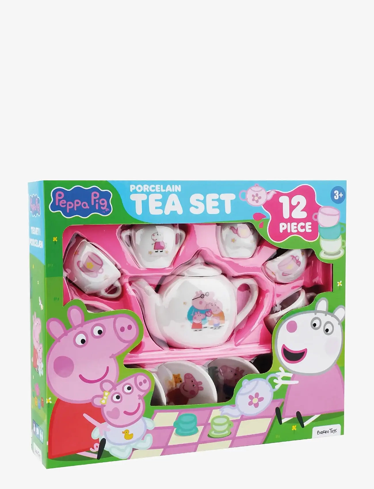 Peppa Wutz - Peppa Pig - 12 pcs porcelain tea set - kaffee & tee-sets - pink - 0