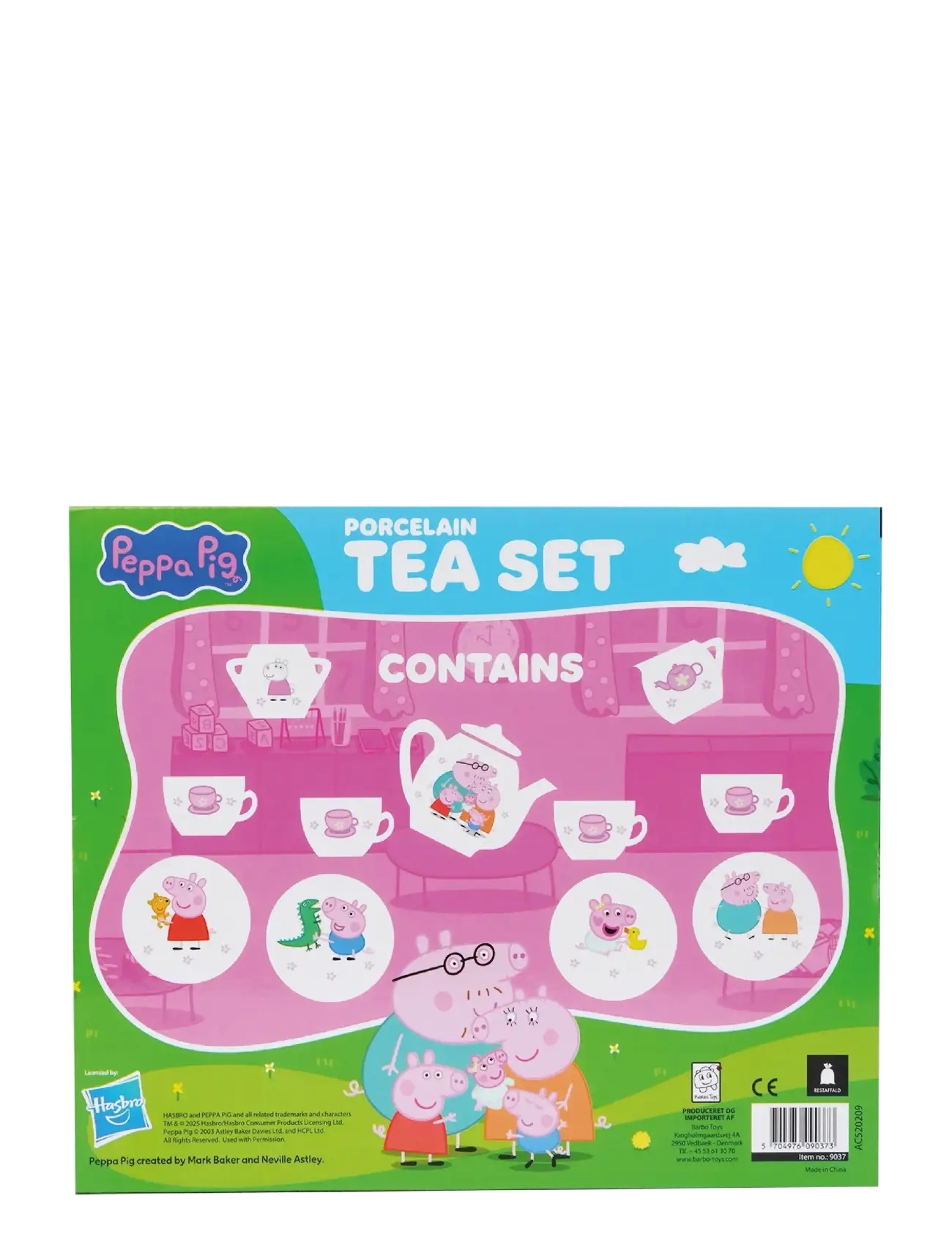 Põrsas Peppa - Peppa Pig - 12 pcs porcelain tea set - kohvi & teekomplektid - pink - 2