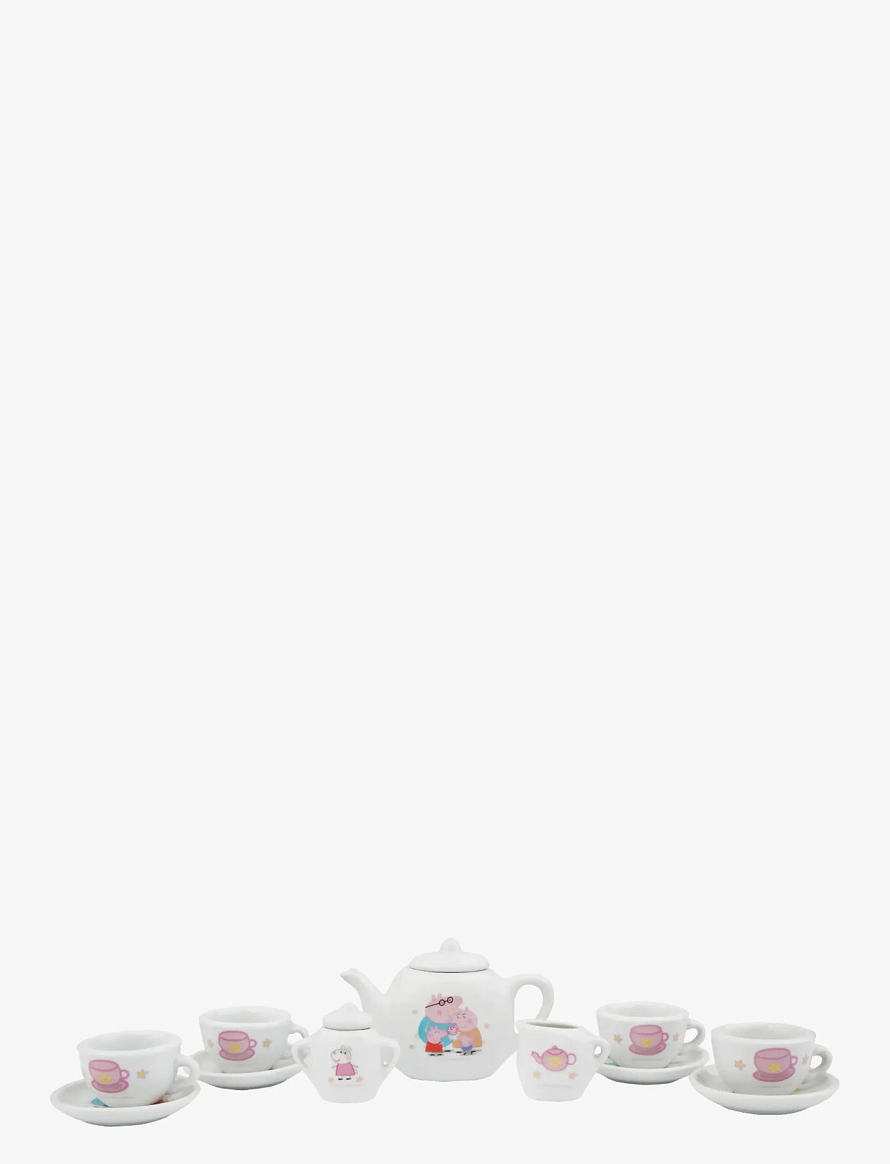 Peppa Wutz - Peppa Pig - 12 pcs porcelain tea set - kaffee & tee-sets - pink - 3