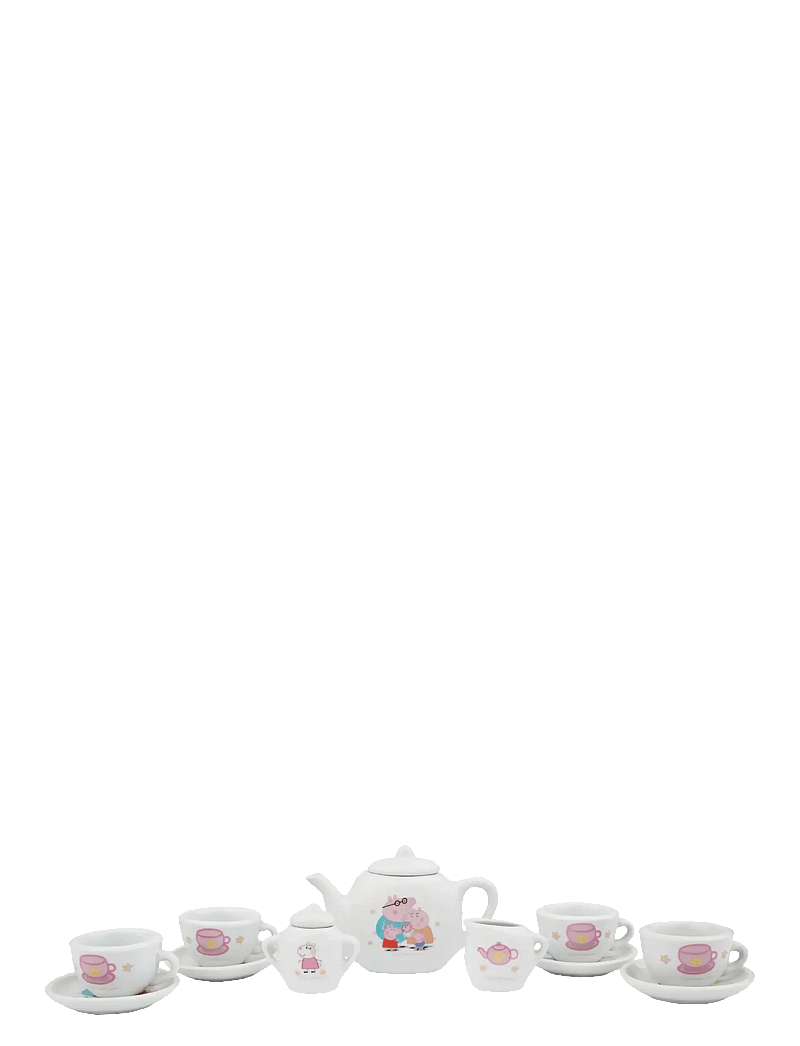 Peppa Wutz - Peppa Pig - 12 pcs porcelain tea set - kaffee & tee-sets - pink - 3