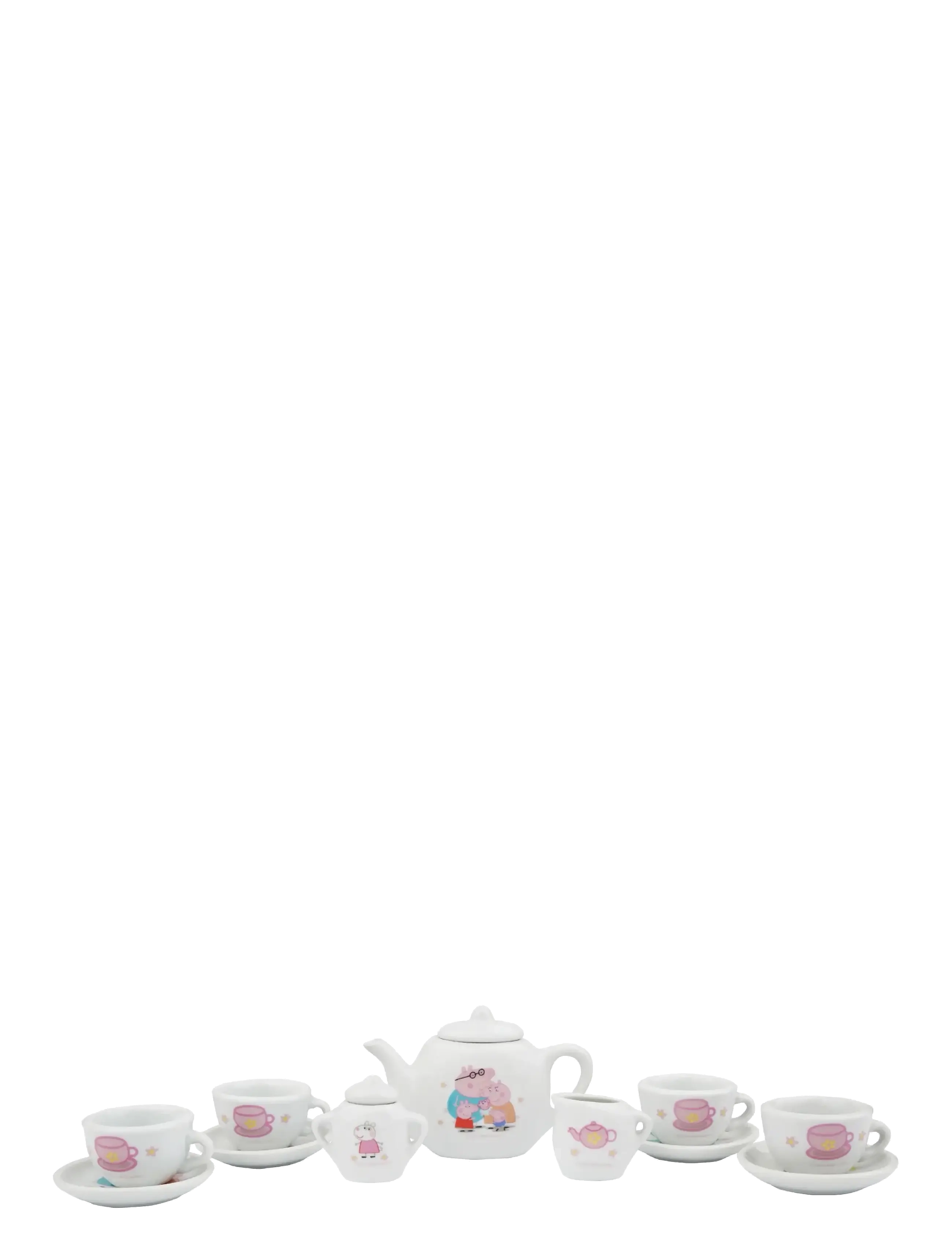 Põrsas Peppa - Peppa Pig - 12 pcs porcelain tea set - kohvi & teekomplektid - pink - 3