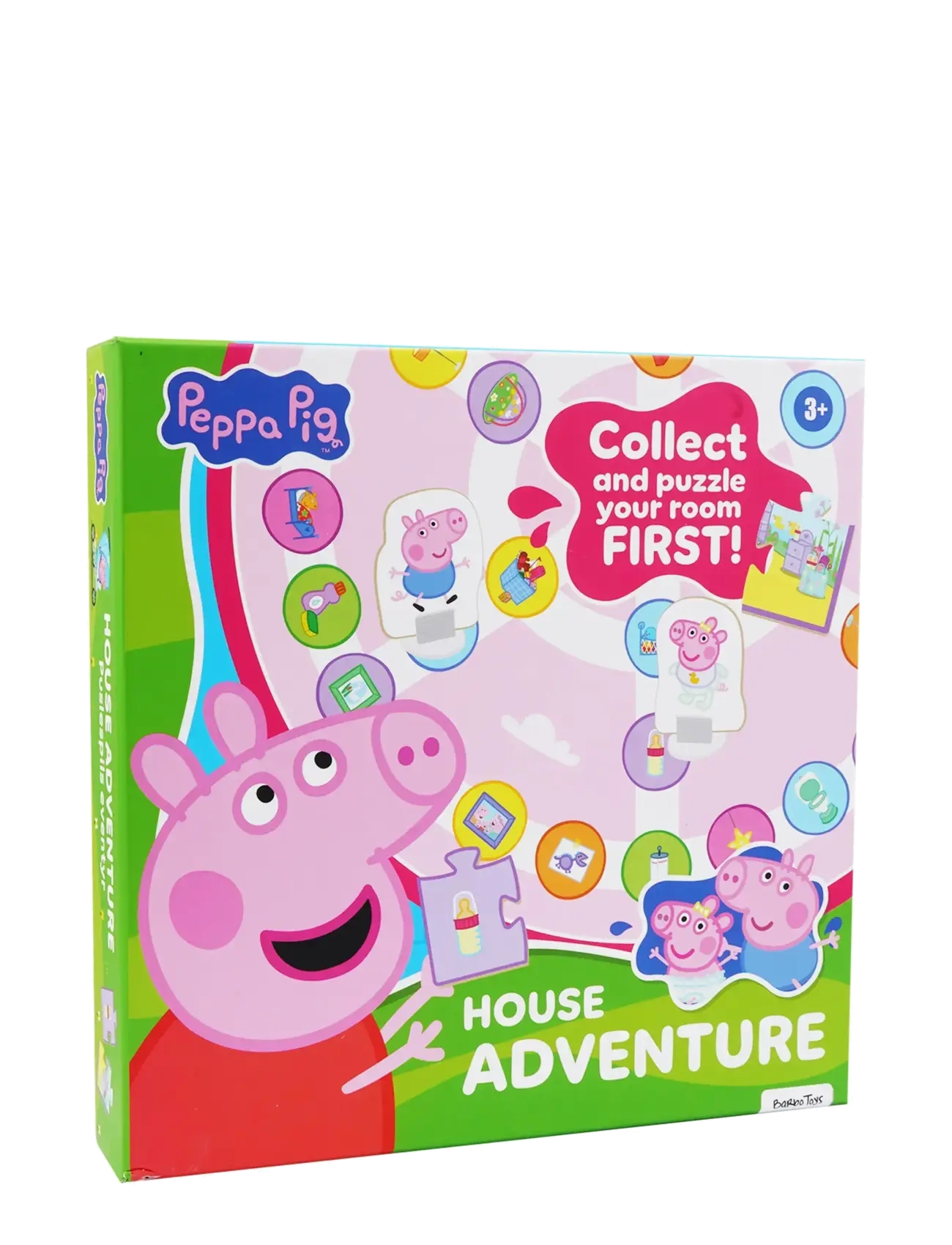 BARBO Spielzeug Peppa Pig House Adventure Game Patterned - One Size - Kinder