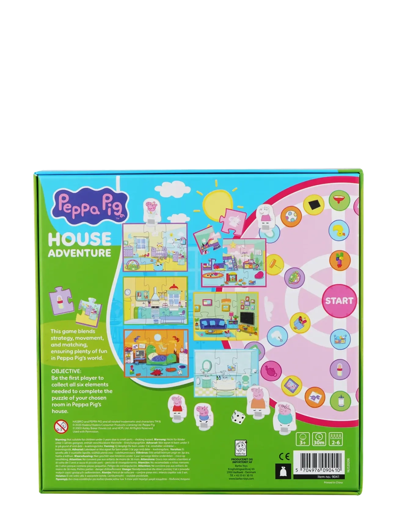 Peppa Wutz - Peppa Pig House Adventure Game - brettspiele - multiple color - 3