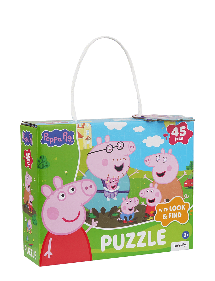 Greta gris - Peppa Pig - Puzzle Box - Family - träpussel - multiple color - 1