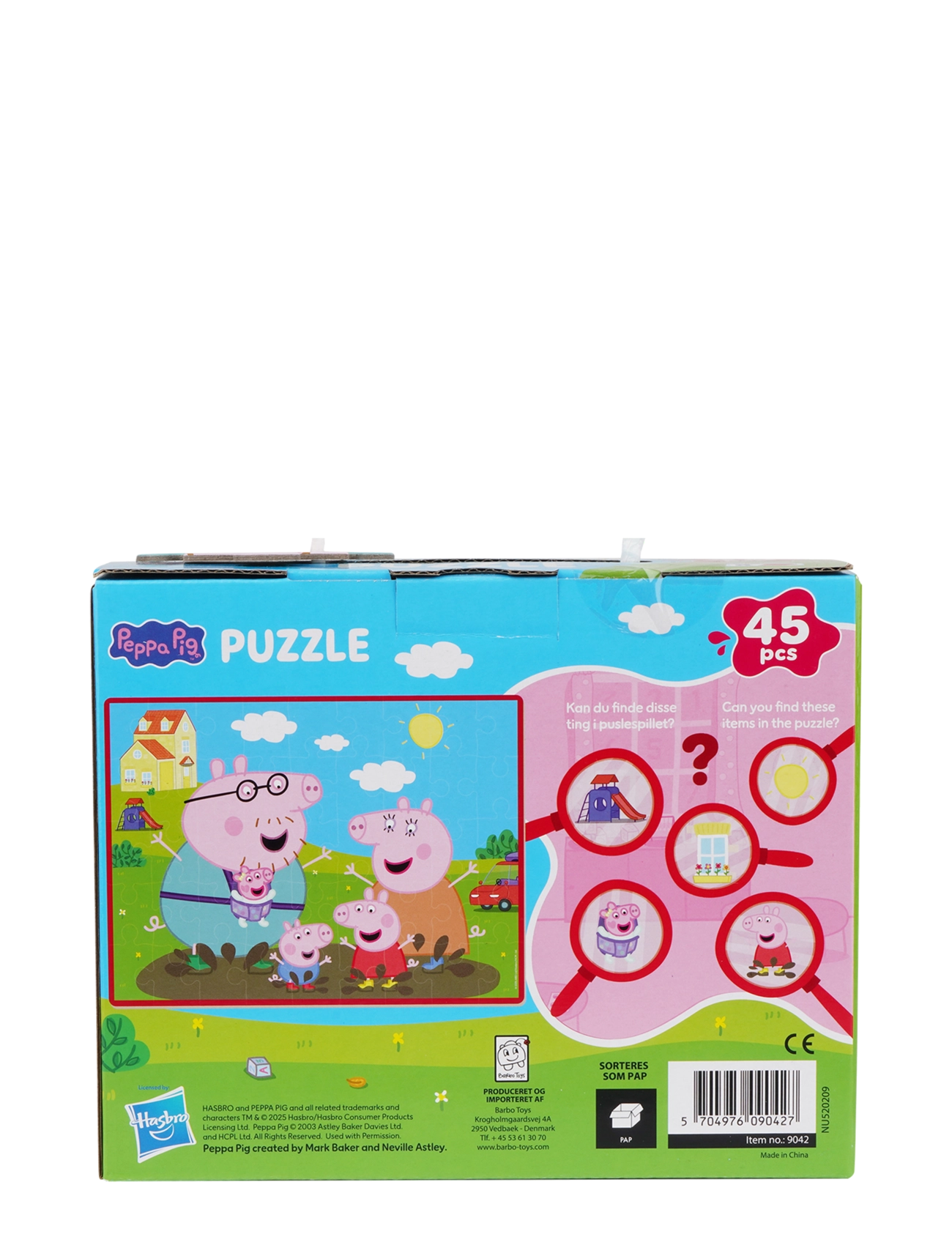 Greta gris - Peppa Pig - Puzzle Box - Family - träpussel - multiple color - 4