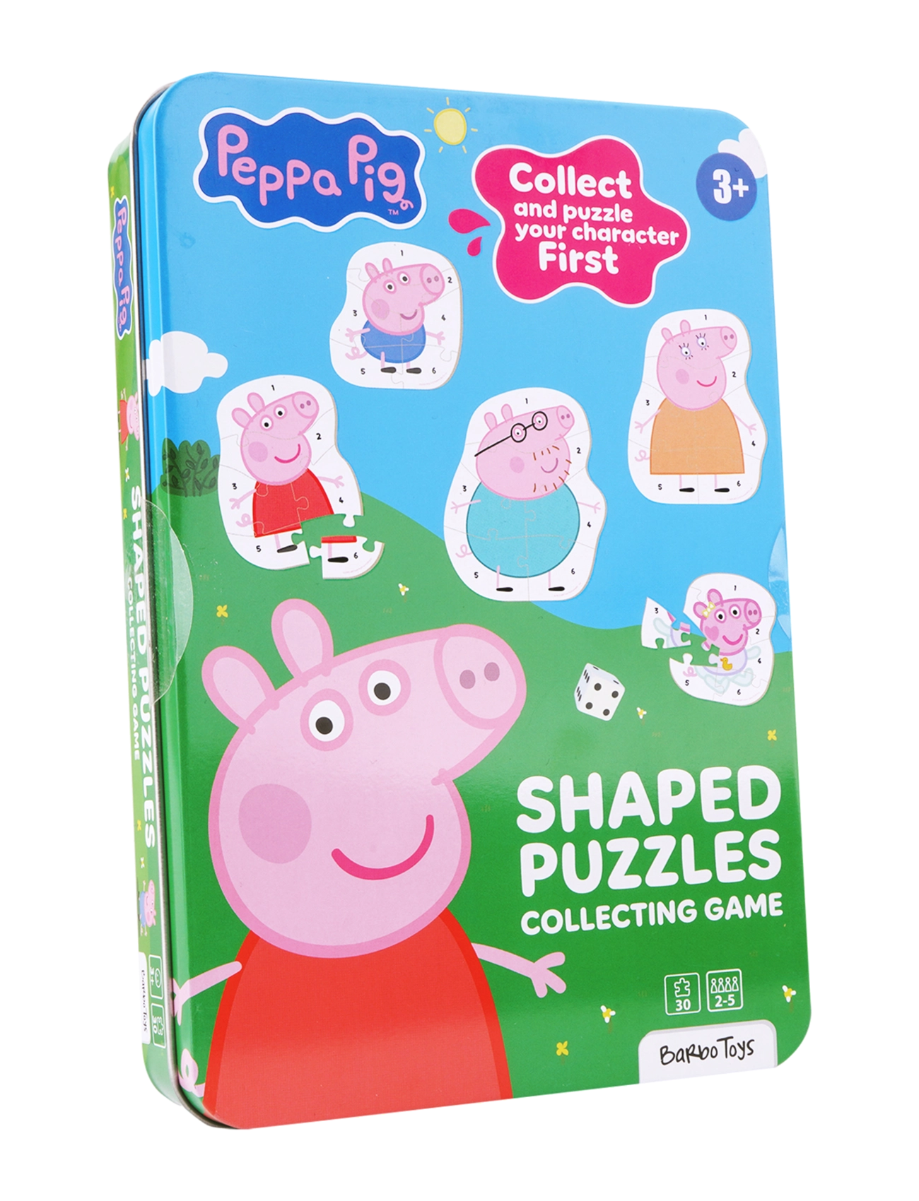 Greta gris Peppa Pig - Puzzle Game In Tin Box - Leksaker - MULTIPLE COLOR / multi