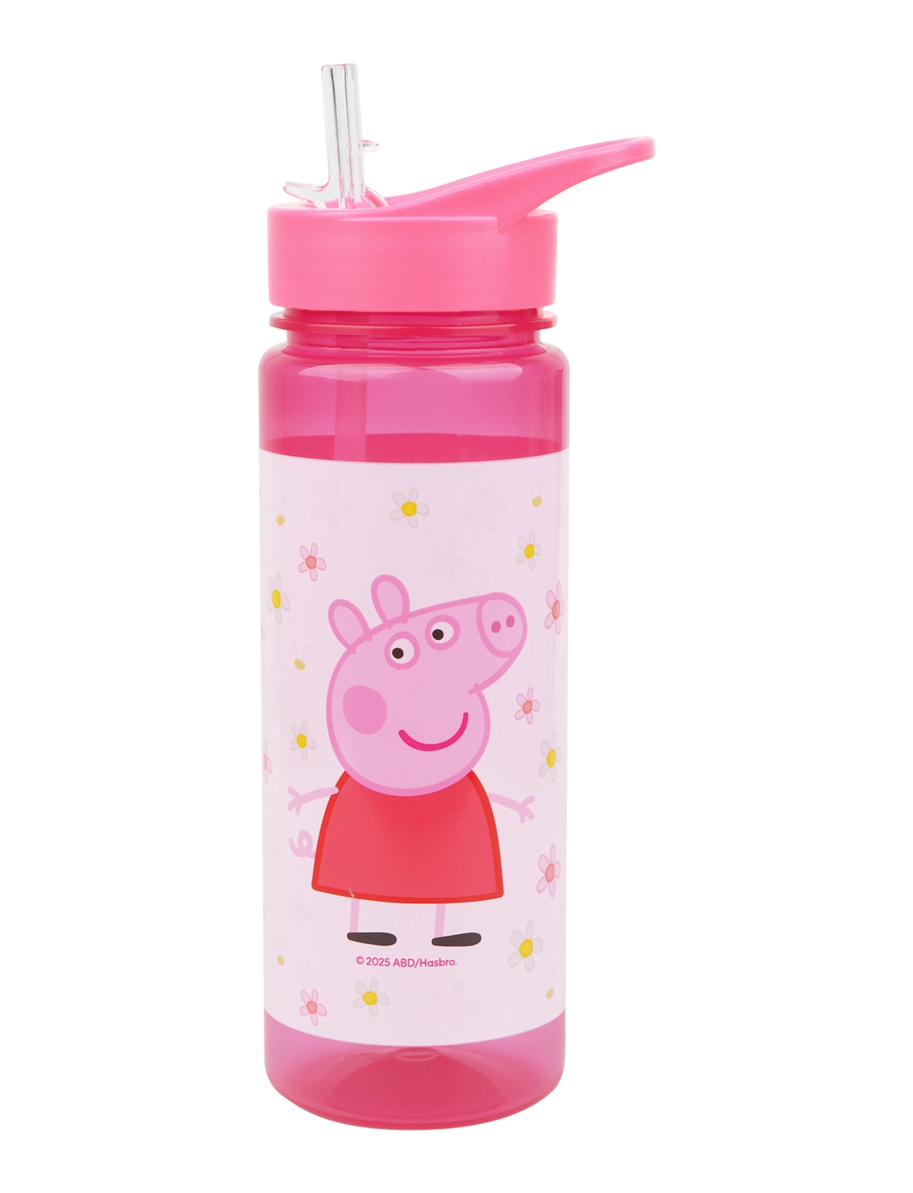 Gurli Gris Peppa Pig Drinking Bottle Flowers, Meal Time, Pink, Str: ONE SIZE