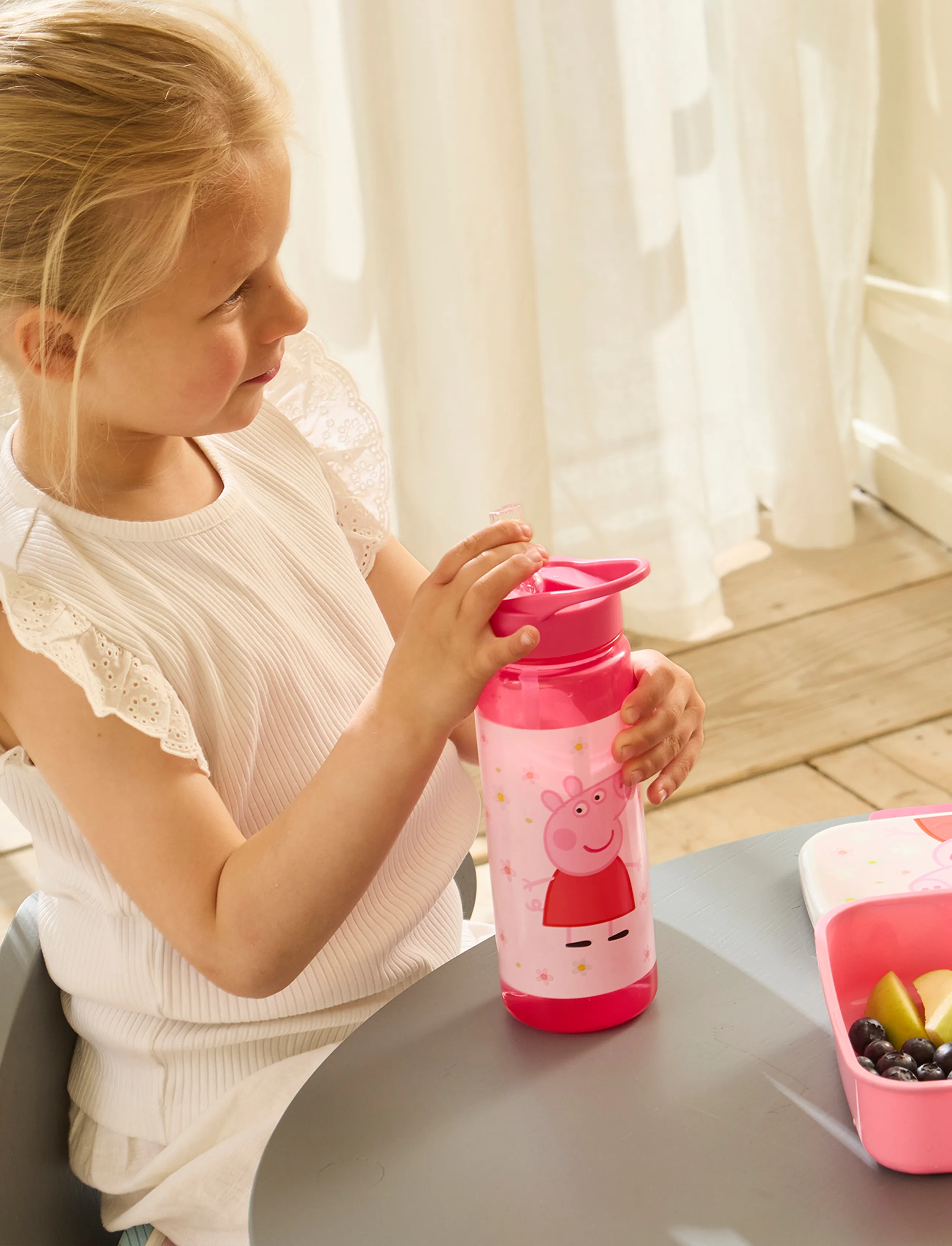 Gurli Gris - Peppa Pig - Drinking Bottle - Flowers - multiple color - 3
